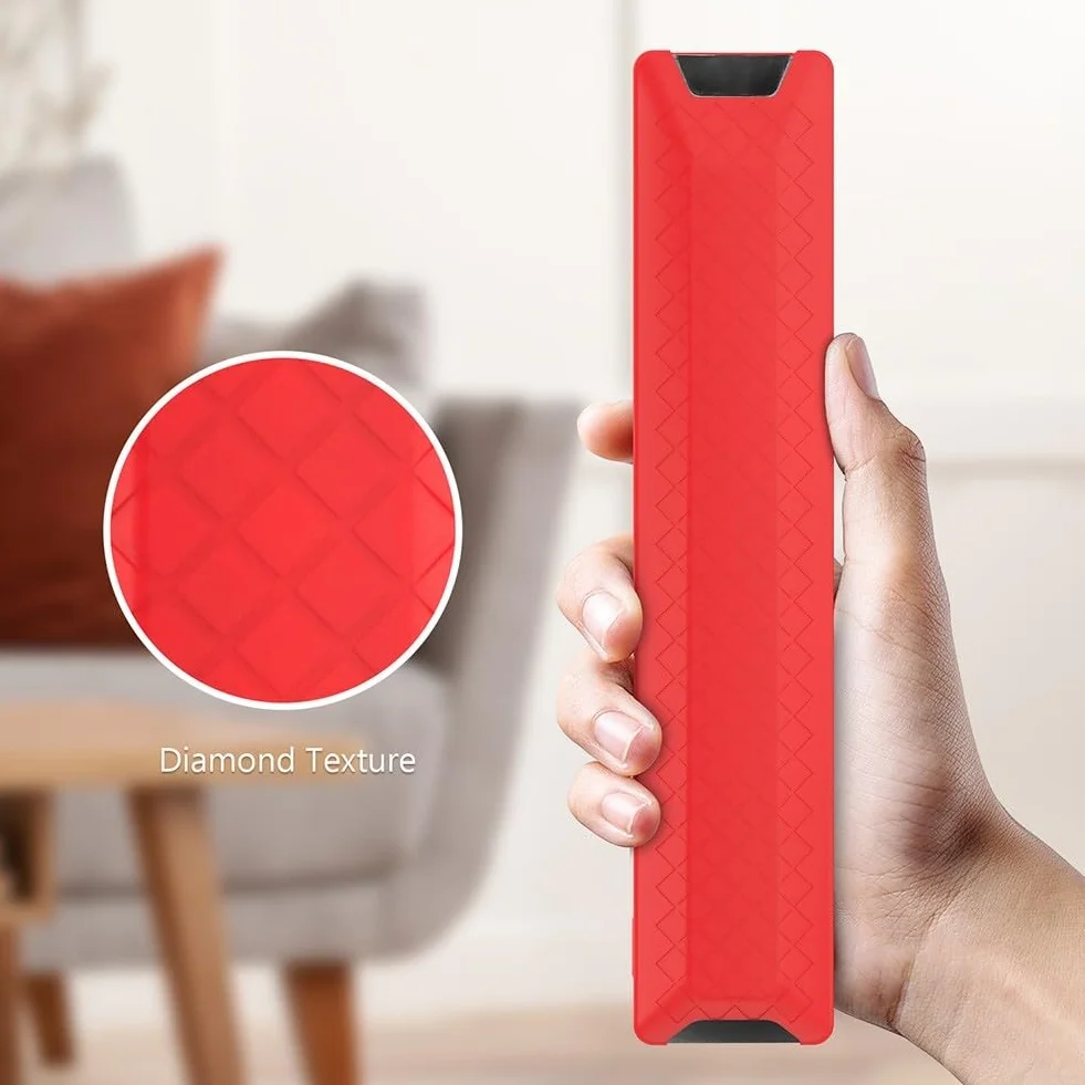 Cover in silicone per telecomando TCL RC833A che offre una vestibilità funzionale, resistenza alle cadute e compatibilità con cordino (blu)