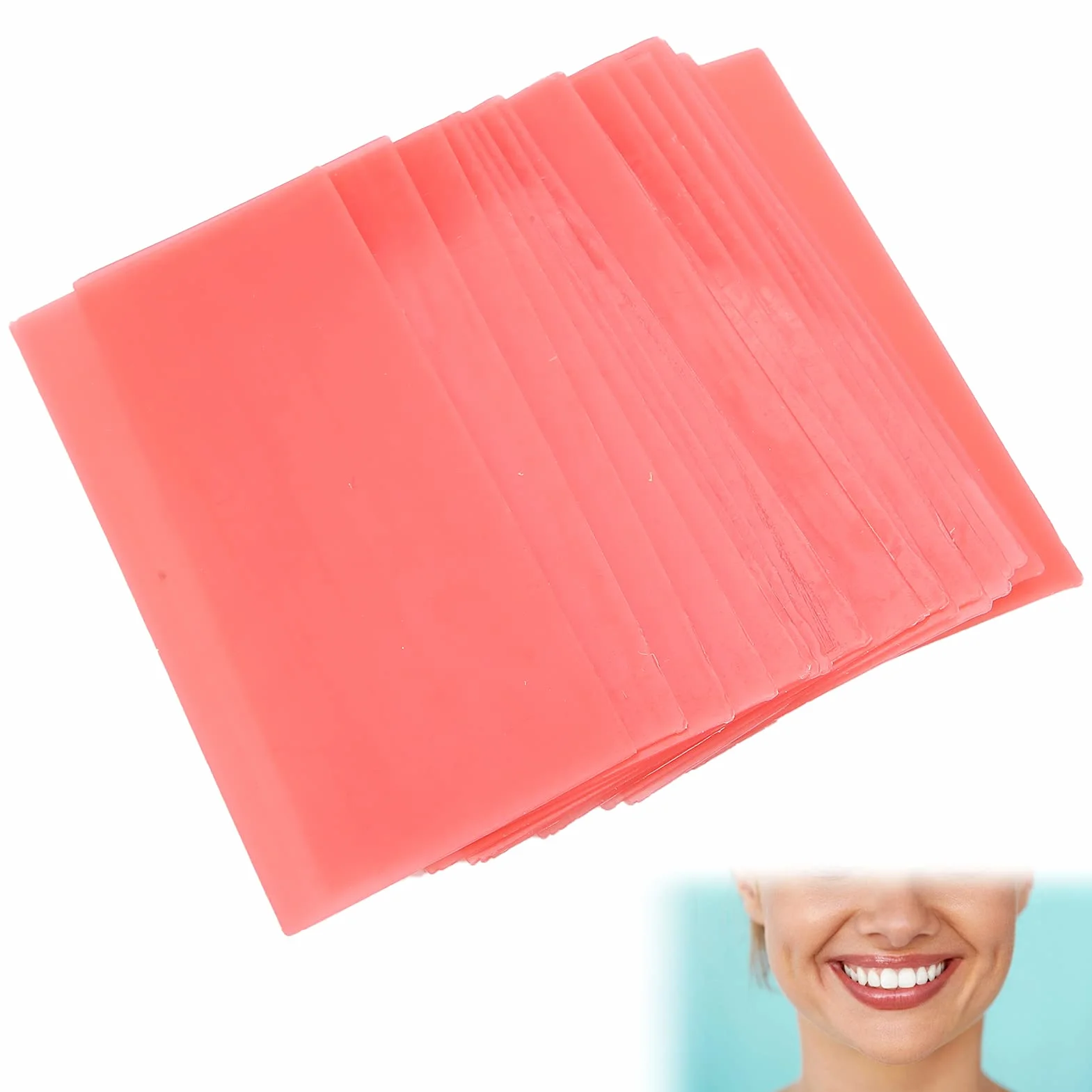 Cera dentale rossa per base dentale 18 pz foglio materiale ausiliario dentista