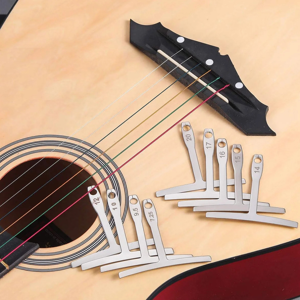 Radius Gauge Chitarra Strumento Liutaio Misura Calibri Universali per Raggi