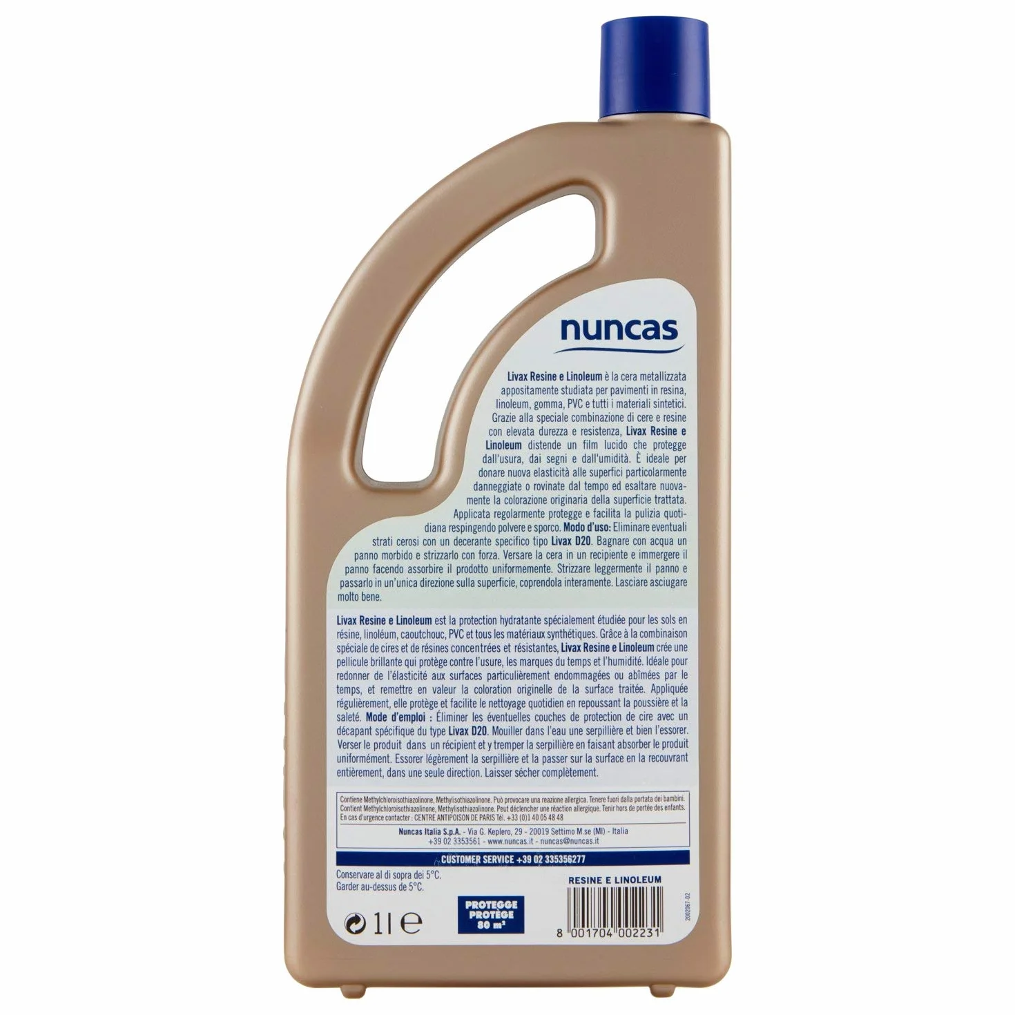 Nuncas Livax Cera - Resine e Linoleum - 1000ml