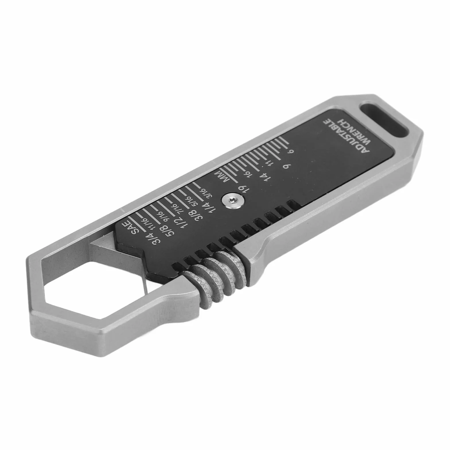 Generic S EDC Wrench Tools Clip Morsetto Pieghevole Smontaggio Chiave Clip Chiusura Pieghevole Portatile Chiave Regolabile