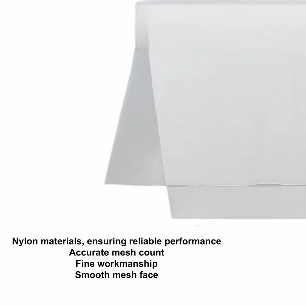 Tessuto filtrante in nylon da 1 pezz0 39x78 pollici, tessuto filtrante industriale a maglia fine for filtro for liquidi di vernice(60 Mesh)