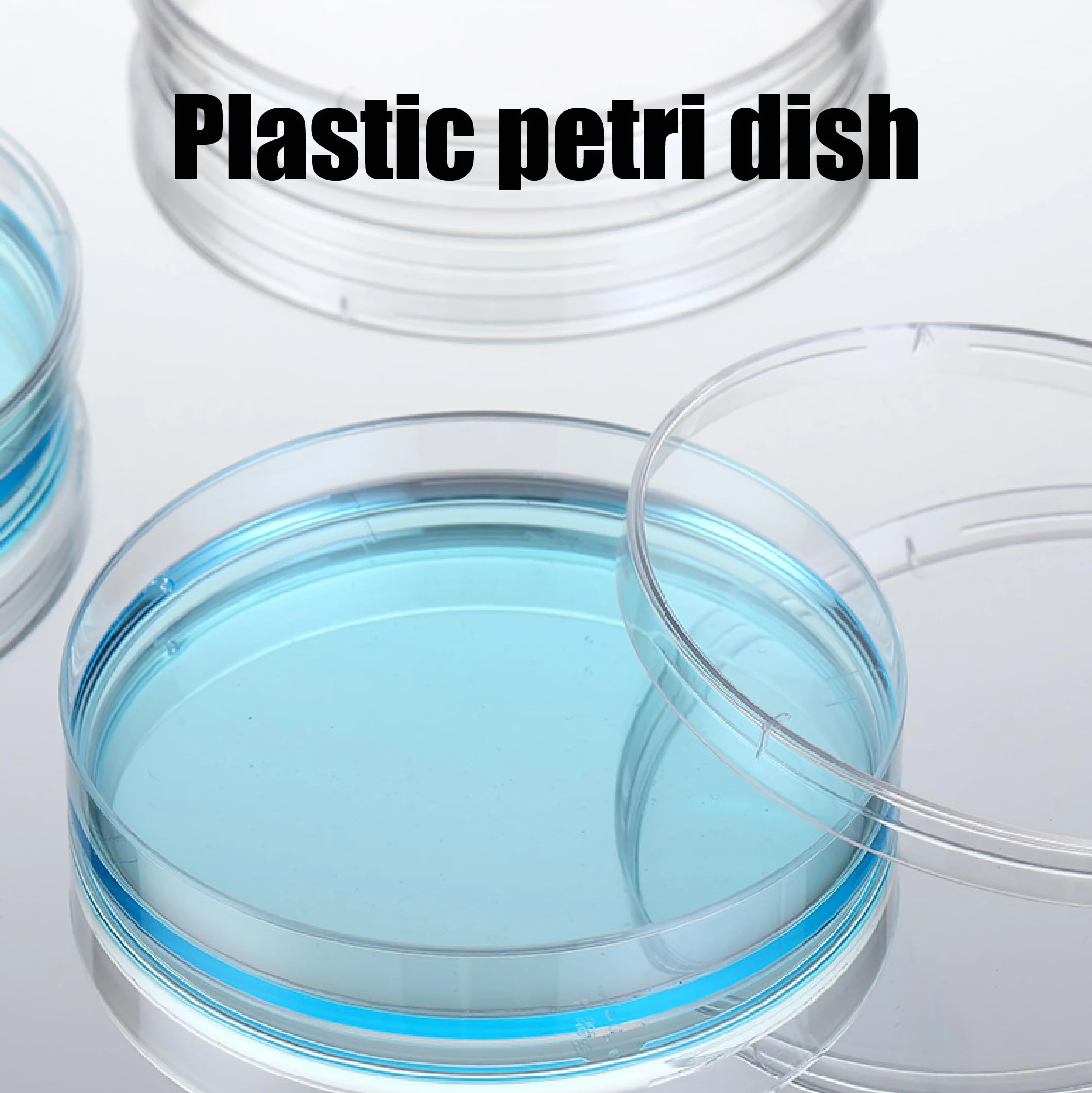 6 Pezzi Piastra di Petri, Piastra di Petri Plastica, Piatti Petri 70mm, Piastre Di Petri In Plastica Sterile con Coperchio, Con 10pzs 1ml Pipette In Plastica, Per Cultura Laboratorio Lievito Batterico