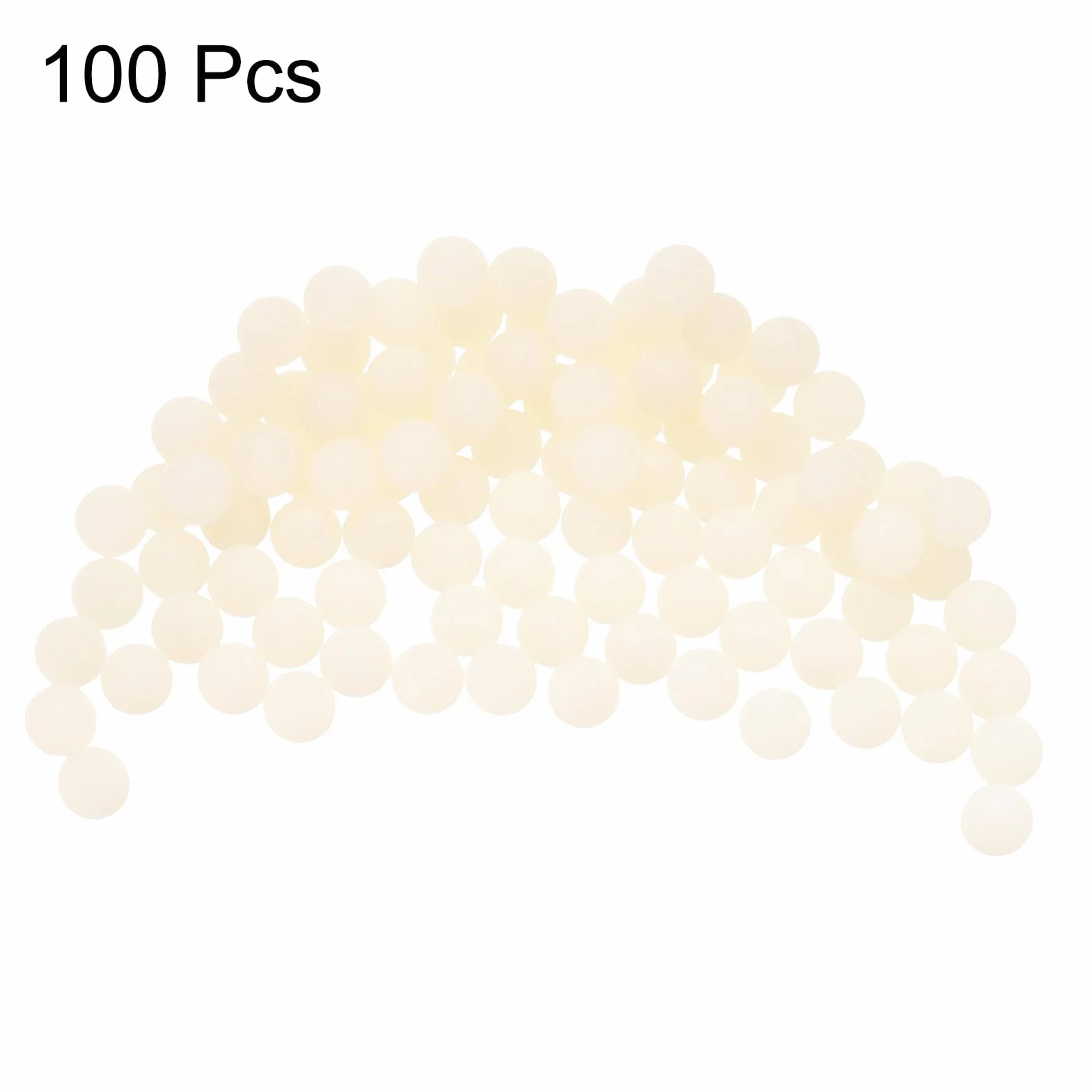 Sfere in Nylon da 6 mm, 100 Pezzi, Mini Sfere di Precisione in Plastica Solida