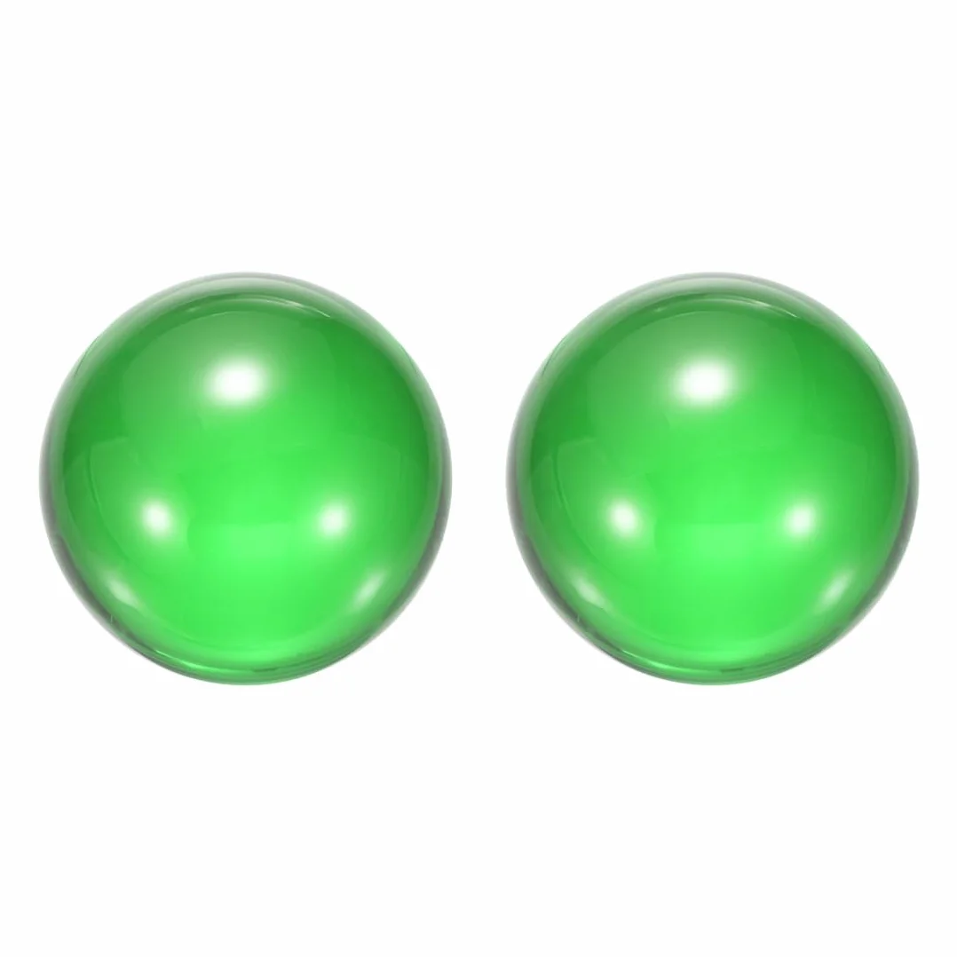 QUARKZMAN Sfera Acrilica Trasparente Per Giocoleria 1" 25mm Verde