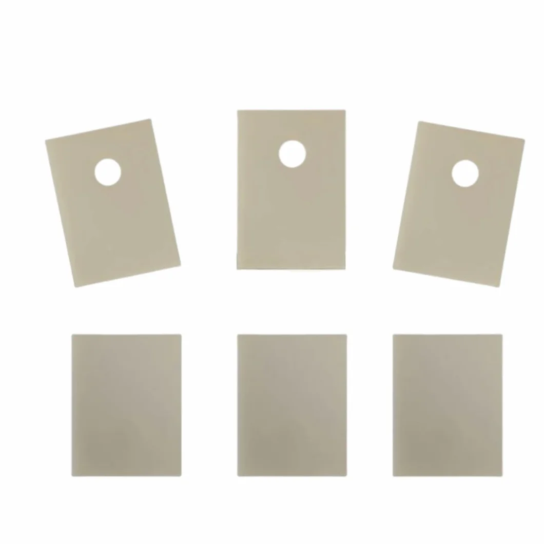 Foglio ceramico di nitruro di alluminio 10 pezzi 12x18.5x0.635mm Substrato isolante termoconduttivo