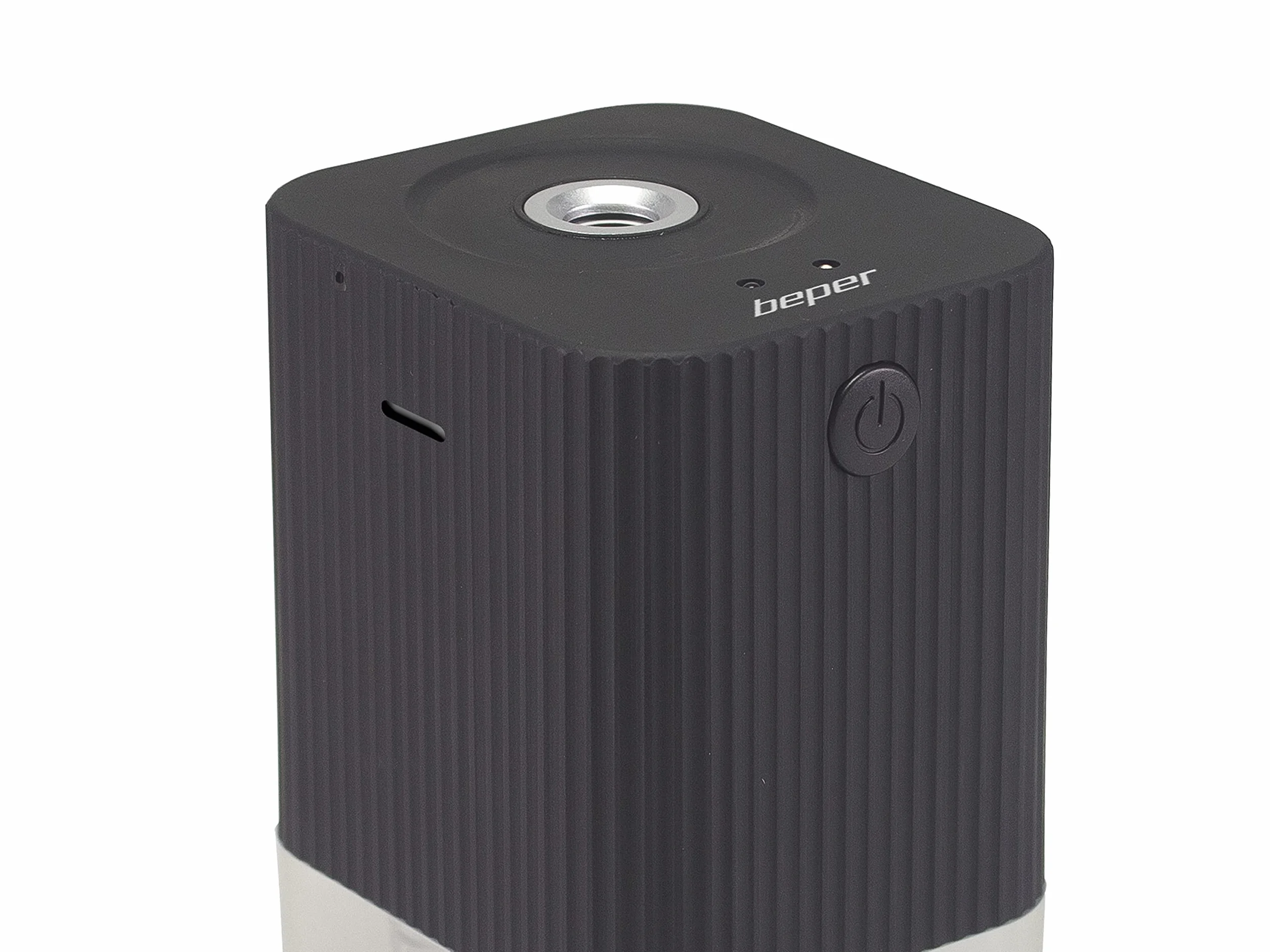 BEPER P201UTP011 Dispenser Nebulizzatore Disinfettante Mani e Oggetti, Capacità 120ml Contactless, Sensore Infrarossi, Batteria Ricaricabile, Cavo USB incluso, Nero