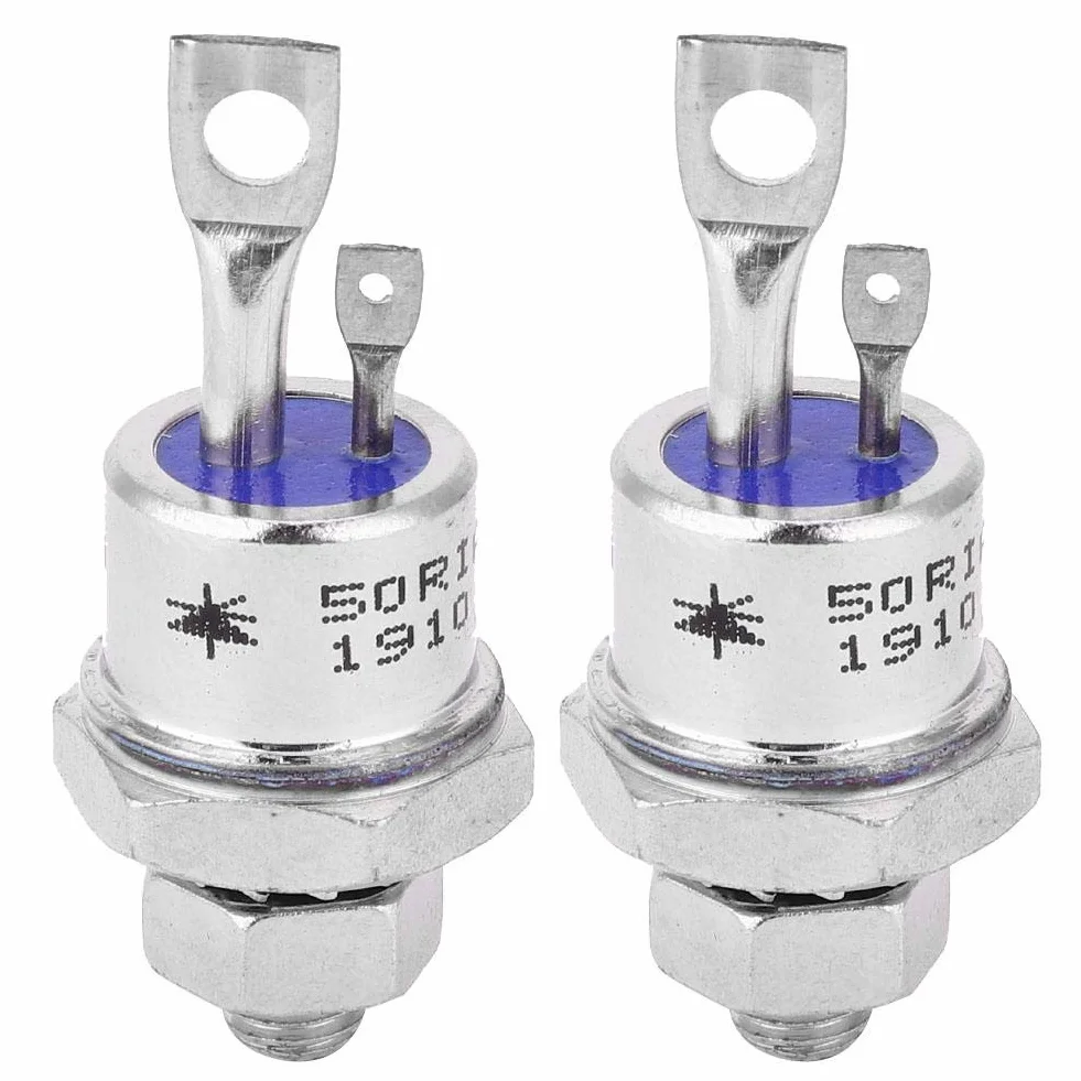Tiristore SCR 50RIA120 50A 1200V raddrizzatore a bullone per controllo motore (2 pezzi)
