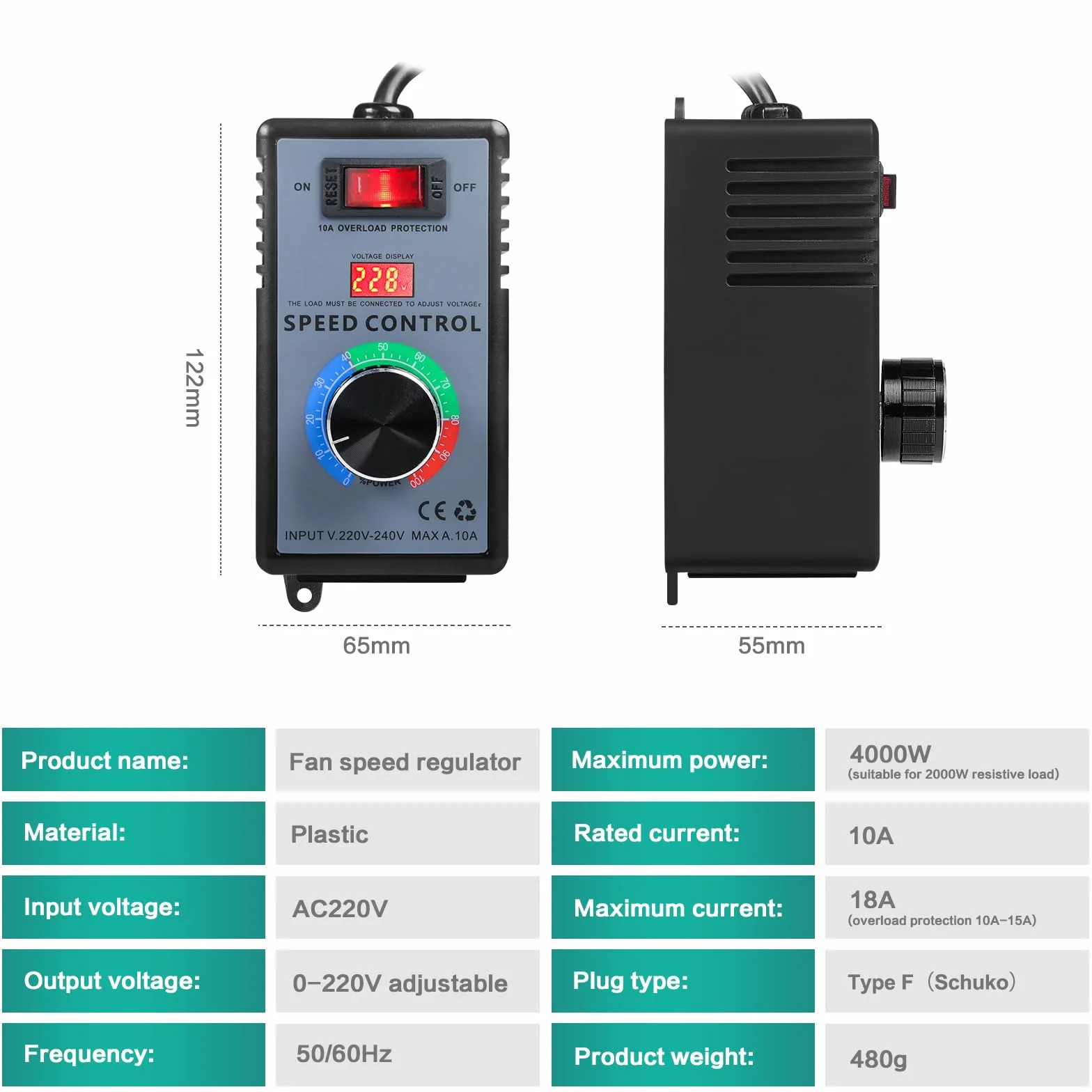 Regolatore di velocità 220V regolatore velocita motori 220V utilizzo per smerigliatrice angolare/soffiatore trapano a mano/seghe circolari regolatore di tensione potenza di 4kw.