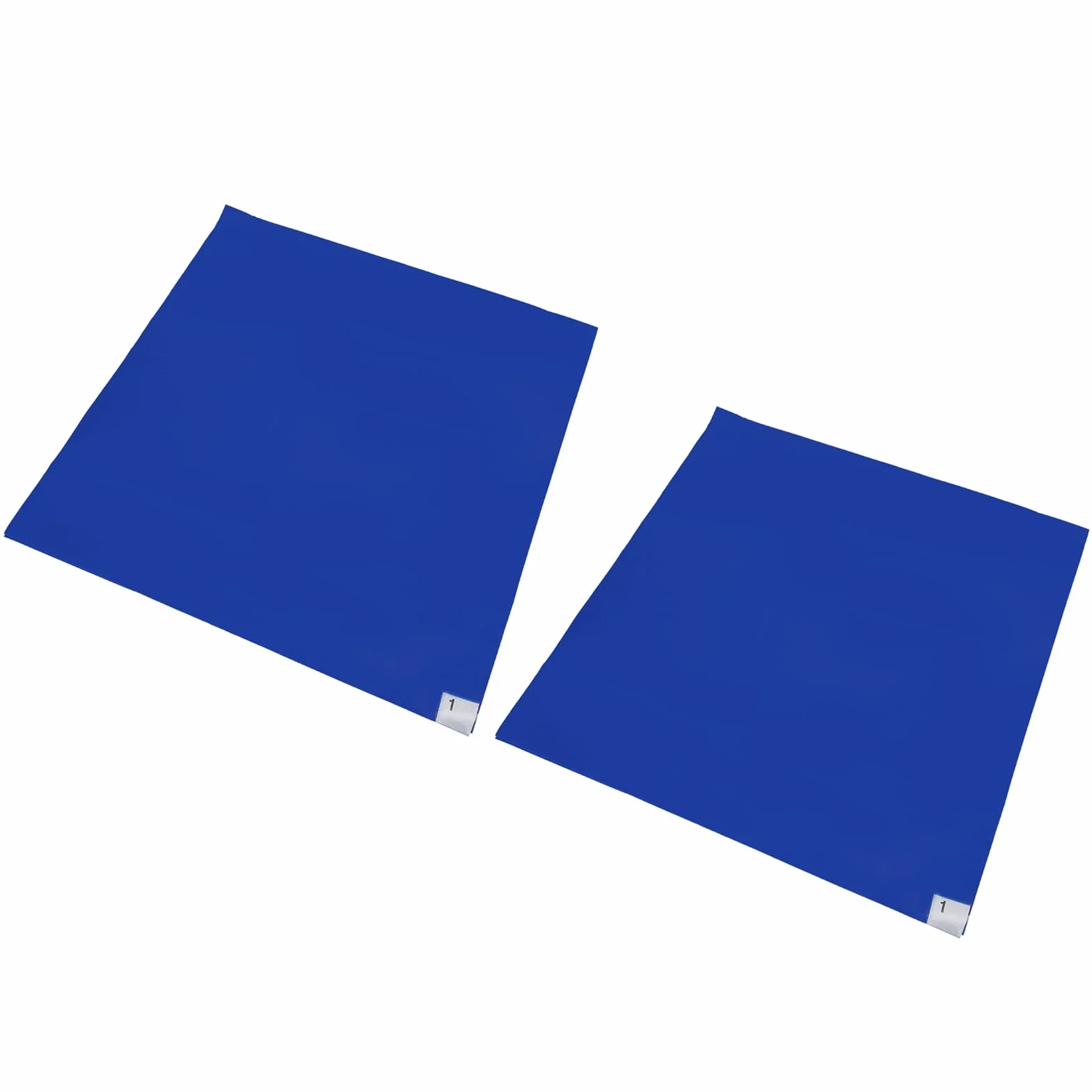 Tappetino Adesivo per Camere Bianche 18x36 Pollici 10 Pezzi Blu