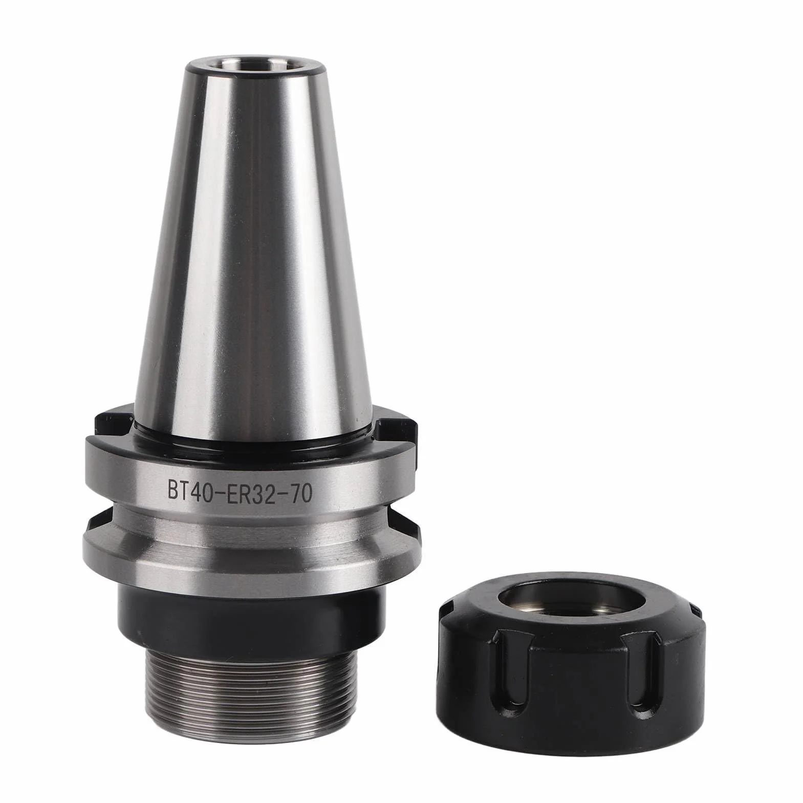 70 mm/2,8 pollici BT40-ER32-70 Portautensili per mandrino portautensili Portautensili ad alta precisione per tornio in acciaio legato 40cr per fresatrici CNC