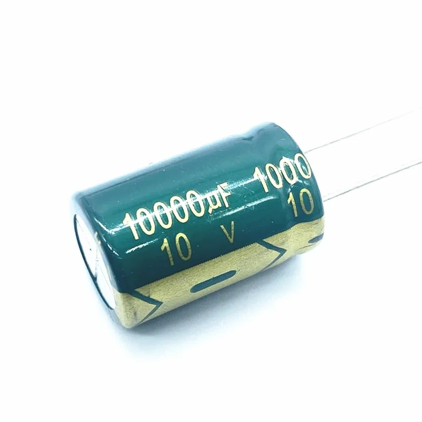2 pezzi/lotto 10v 10000UF condensatore elettrolitico in alluminio ad alta frequenza a bassa impedenza dimensioni 16X25 Capacitance Meters