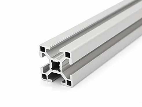 Profilo in alluminio 30 x 30 L tipo B scanalatura 8 (leggera), argento anodizzato. Profilo in alluminio 30 x 30 mm, profilo in alluminio 30 x 30, montaggio profilo 360 mm