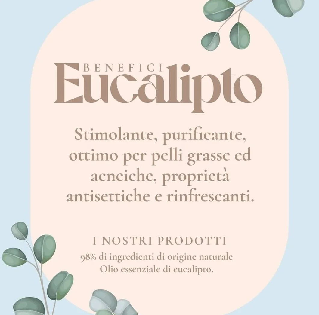 AMAS Spray Igienizzante Mani e Multiuso 98% Origine Naturale Alcool 70% Olio Essenziale di Eucalipto 50 ml