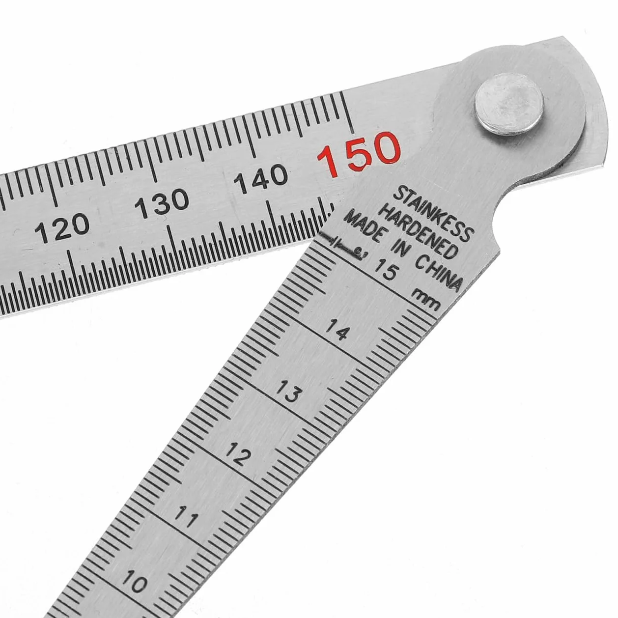 MAGICLULU Spessimetri in Acciaio Inossidabile Righello Dritto Strumenti Di Misurazione Degli Spazi Spessimetro Per Misurare Lo Spessore Dei Giochi Delle Punterie Spazi Fasce Elastiche Dei Pi