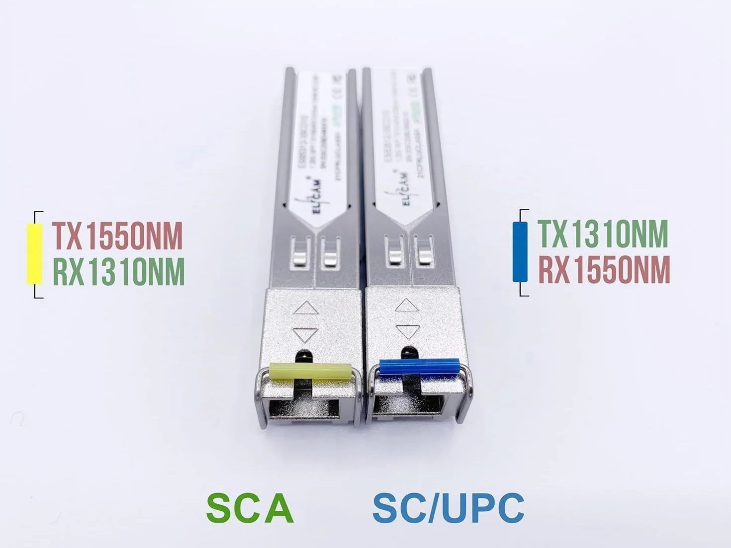 Modulo BIDI SFP 1,25G SC Monomodale 10KM DDM Compatibile Cisco Ubiquiti Huawei D-Link Mikrotik