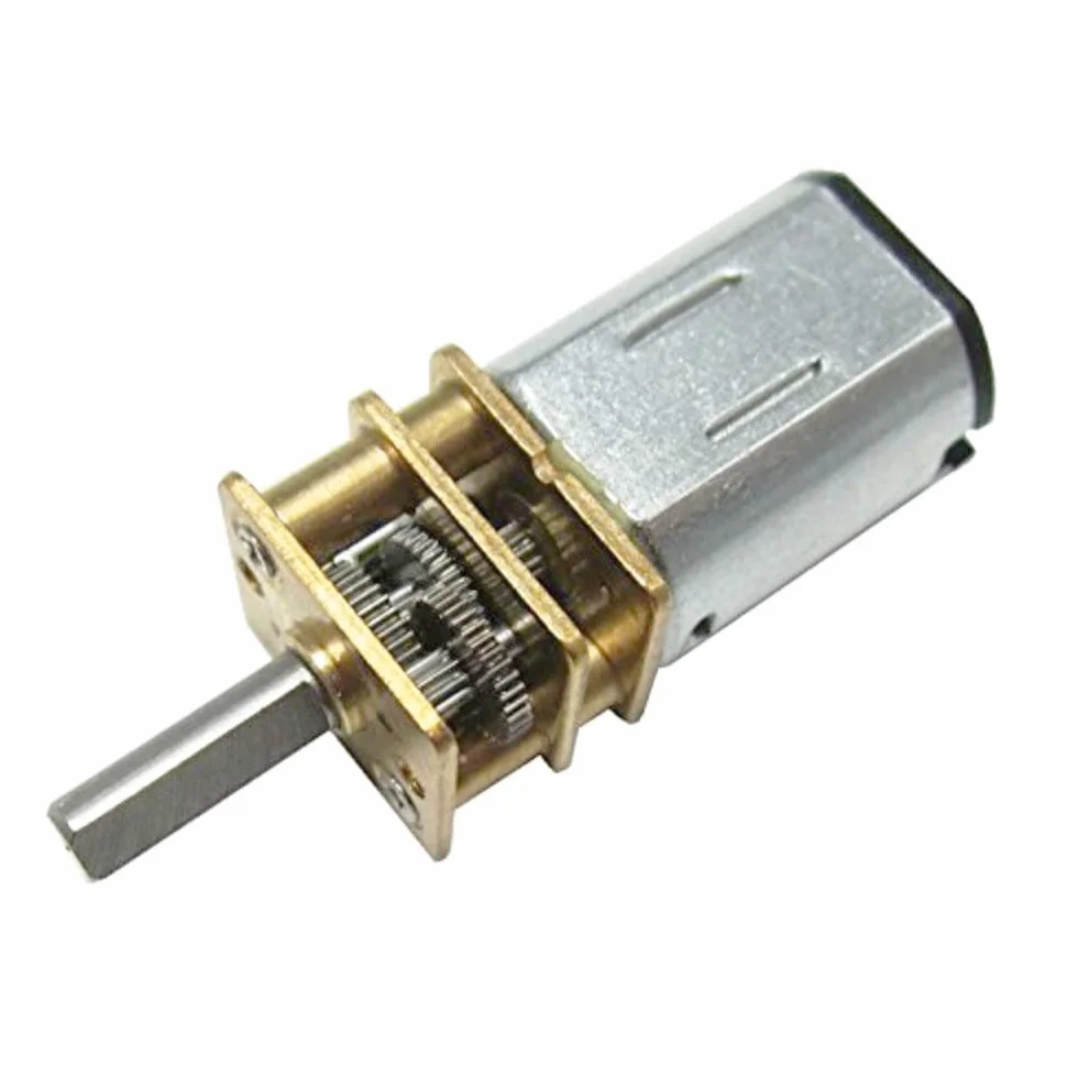 CHANCS Mini motor eléctrico N20 CC 6 V 7 RPM longitud del eje 10 mm motor de pequeño volumen para cerraduras electrónicas de puertas y videocámaras