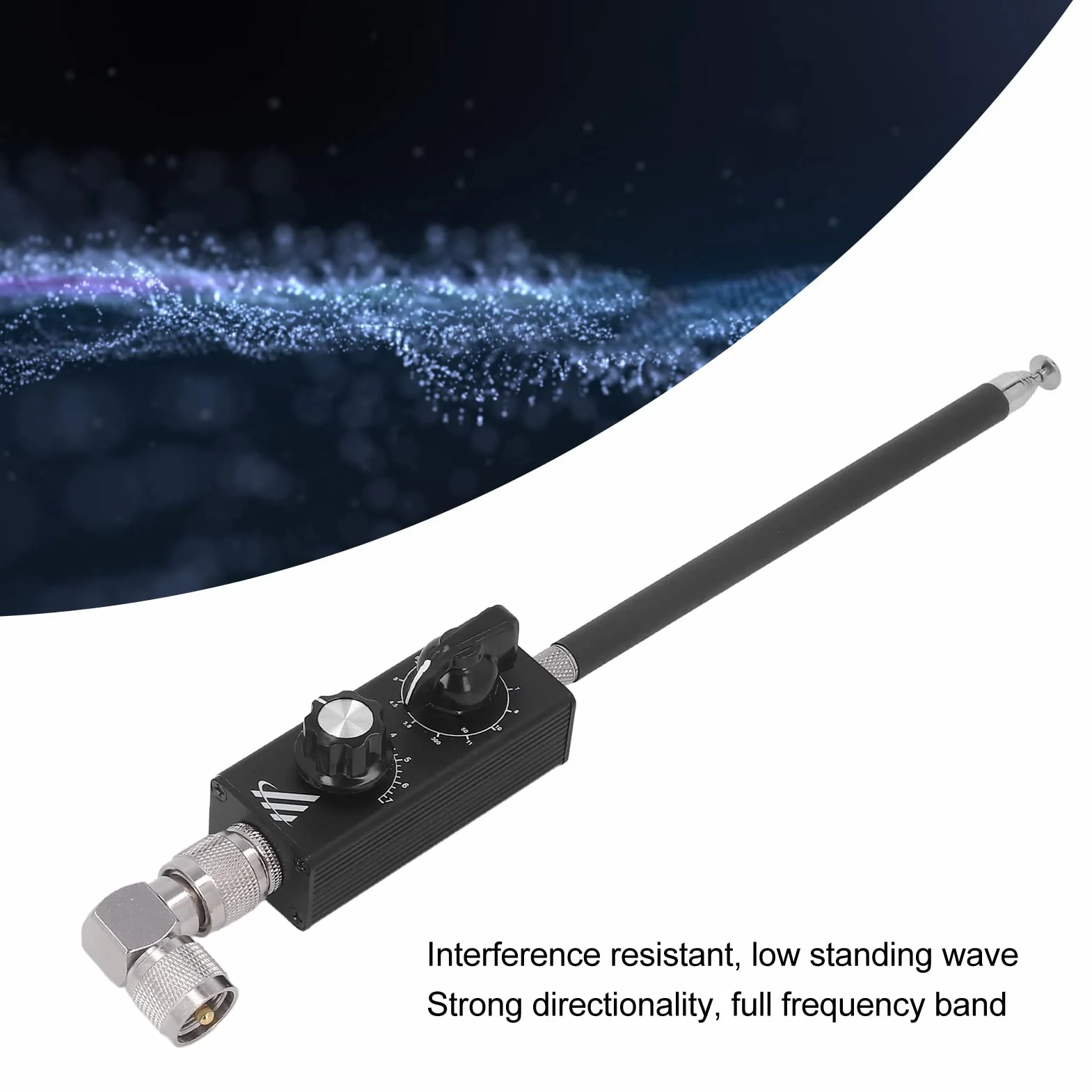 Antenna a Onde Corte QRP HF Full Band Sintonizzata FM Resistente Alle Interferenze Aeronautiche Ad Anello
