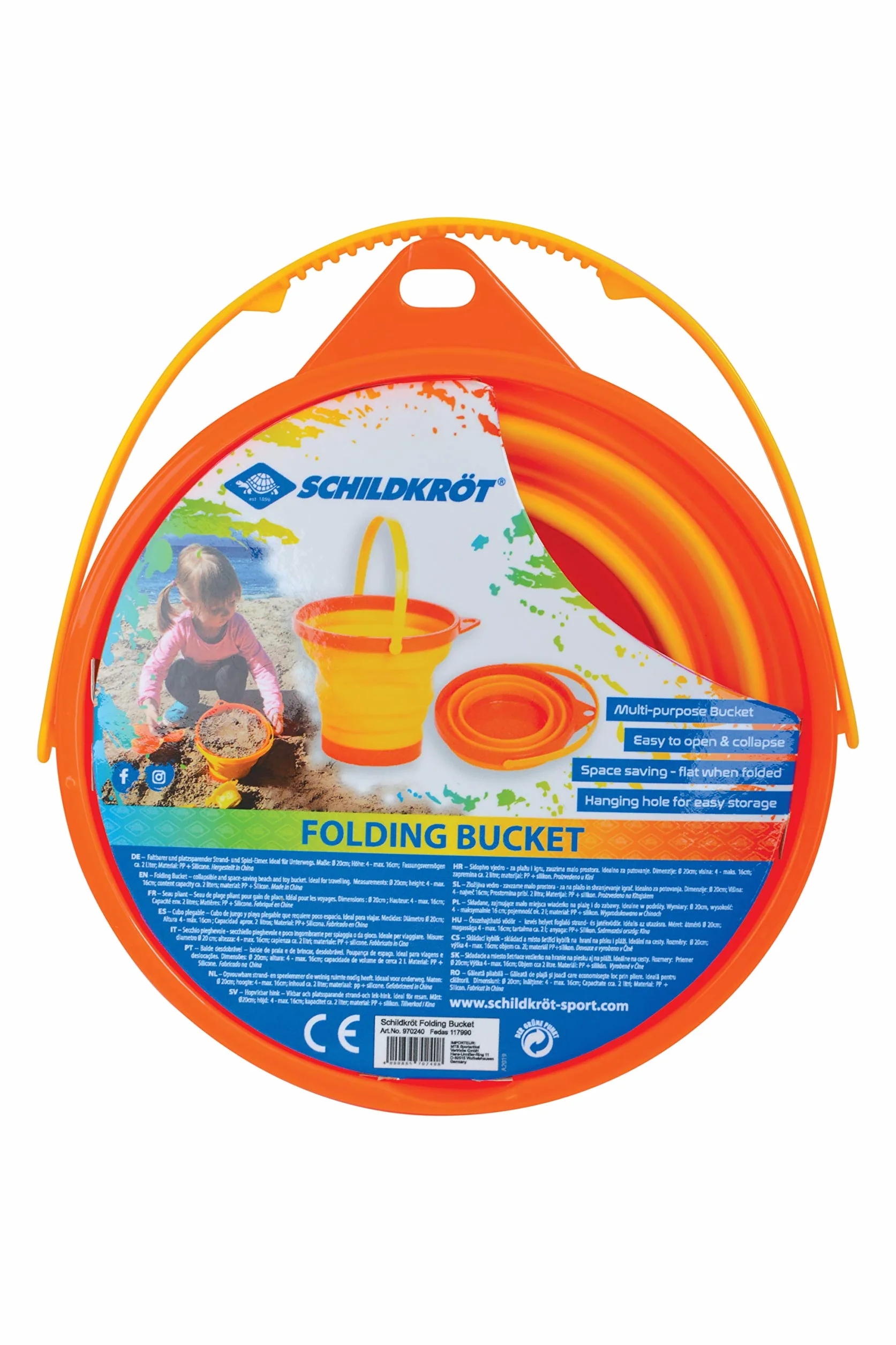 Schildkröt Fun Sports - Secchio pieghevole