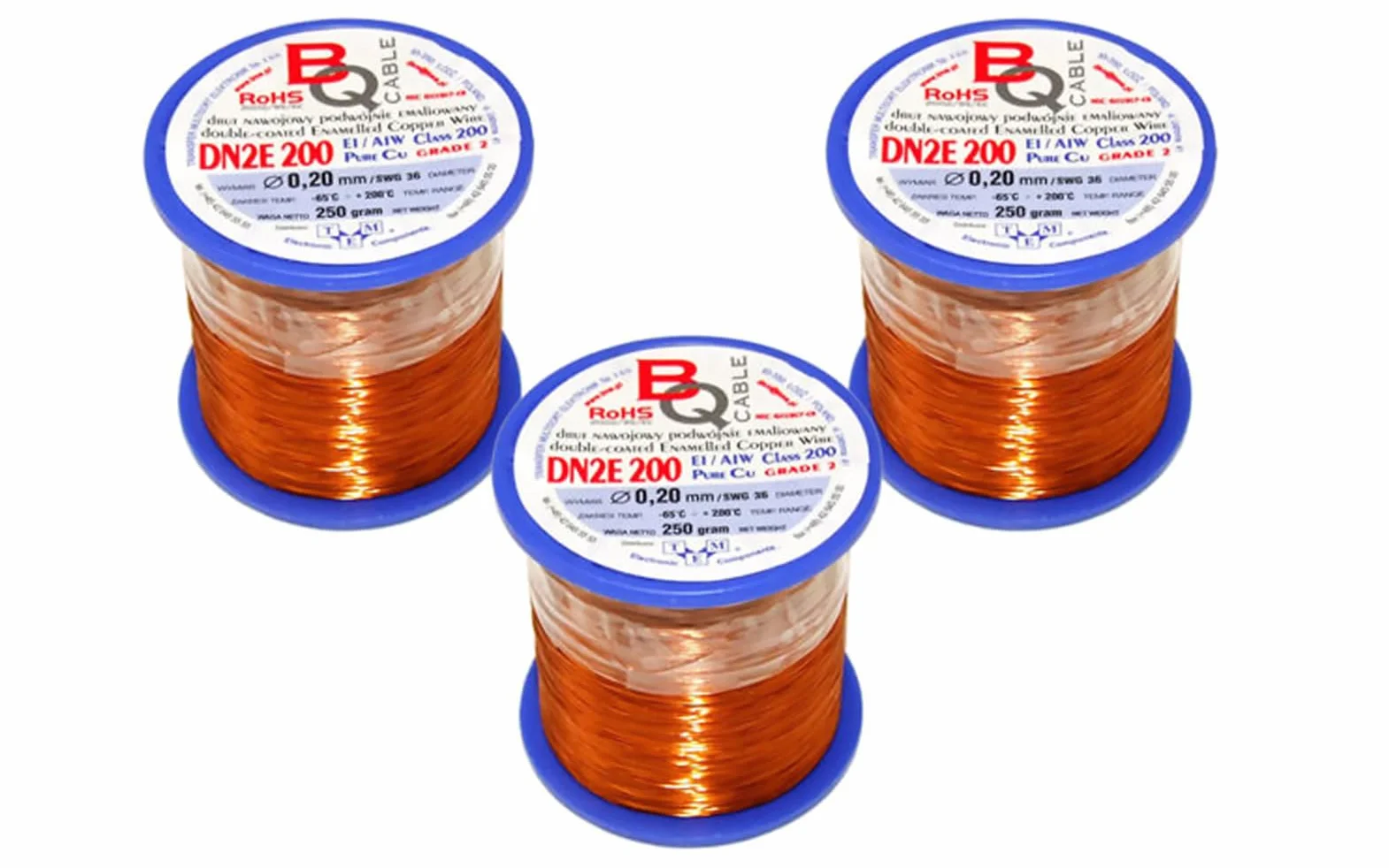 Winding Wire DN2E 200 0,20 mm 250 g