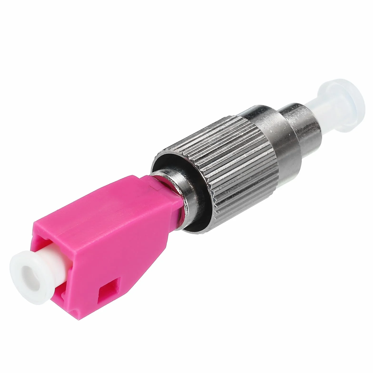 QUARKZMAN Adattatore Ottico in Fibre Fc/Upc Maschio-Lc/Upc Femmina Om4, Adattatore Simplex Multimodale, Fc/Upc-Lc/Upc Om4, per Connettore di Rete Internet, 1 Pezzo