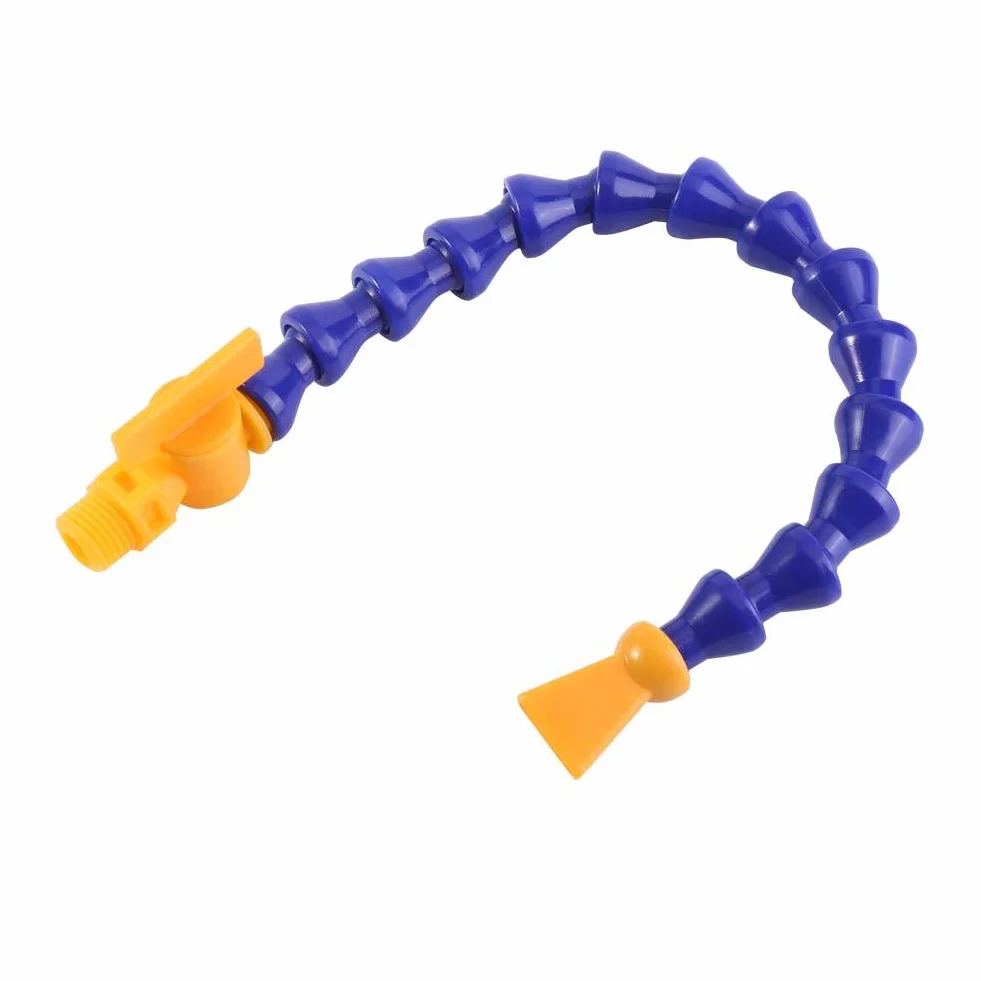1/4 "PT Tubo flessibile del liquido di raffreddamento dell'olio per acqua, 12 pezzi Rotondo naso piatto Tornio CNC Macchina Ugello tondo flessibile Tubo flessibile del liquido di raffreddamento del tu