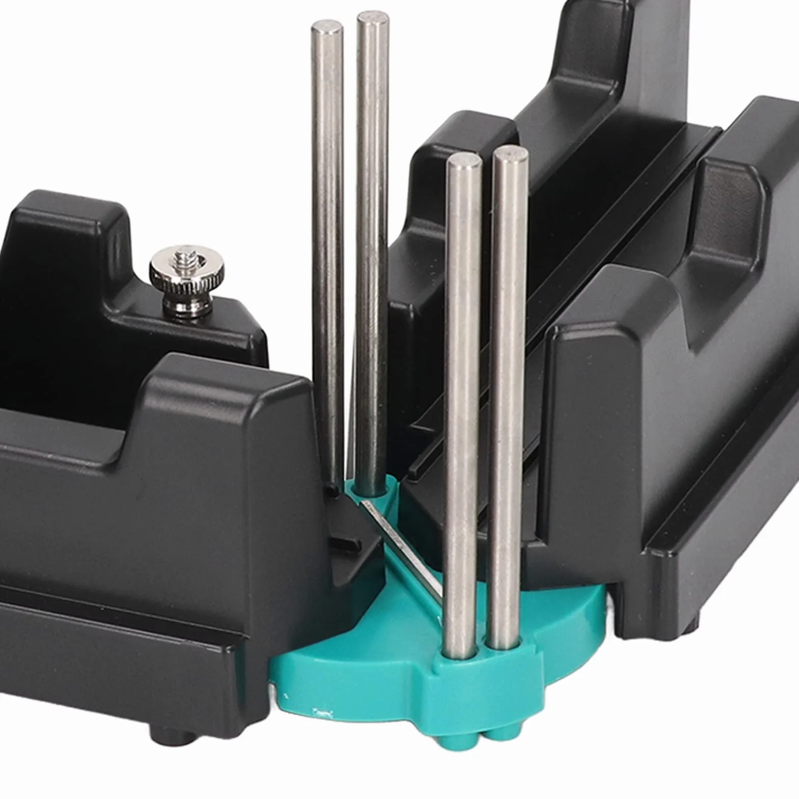 ABS Nero Utensile da Taglio per Angoli Obliqui 2 in 1 Alta Precisione 85-180 Gradi Morsetto Goniometro