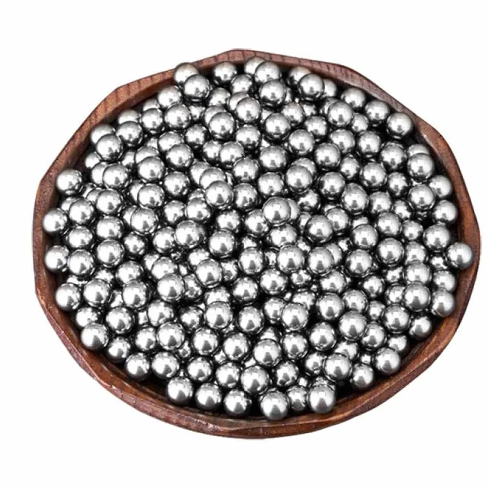 Sfera in acciaio ad alta precisione, 7,08 7,1 7,144 7,2 7,3 7,35 7,4 7,5 7,6 7,67 mm sfera in acciaio-7,2 mm circa 656 grani per chilo