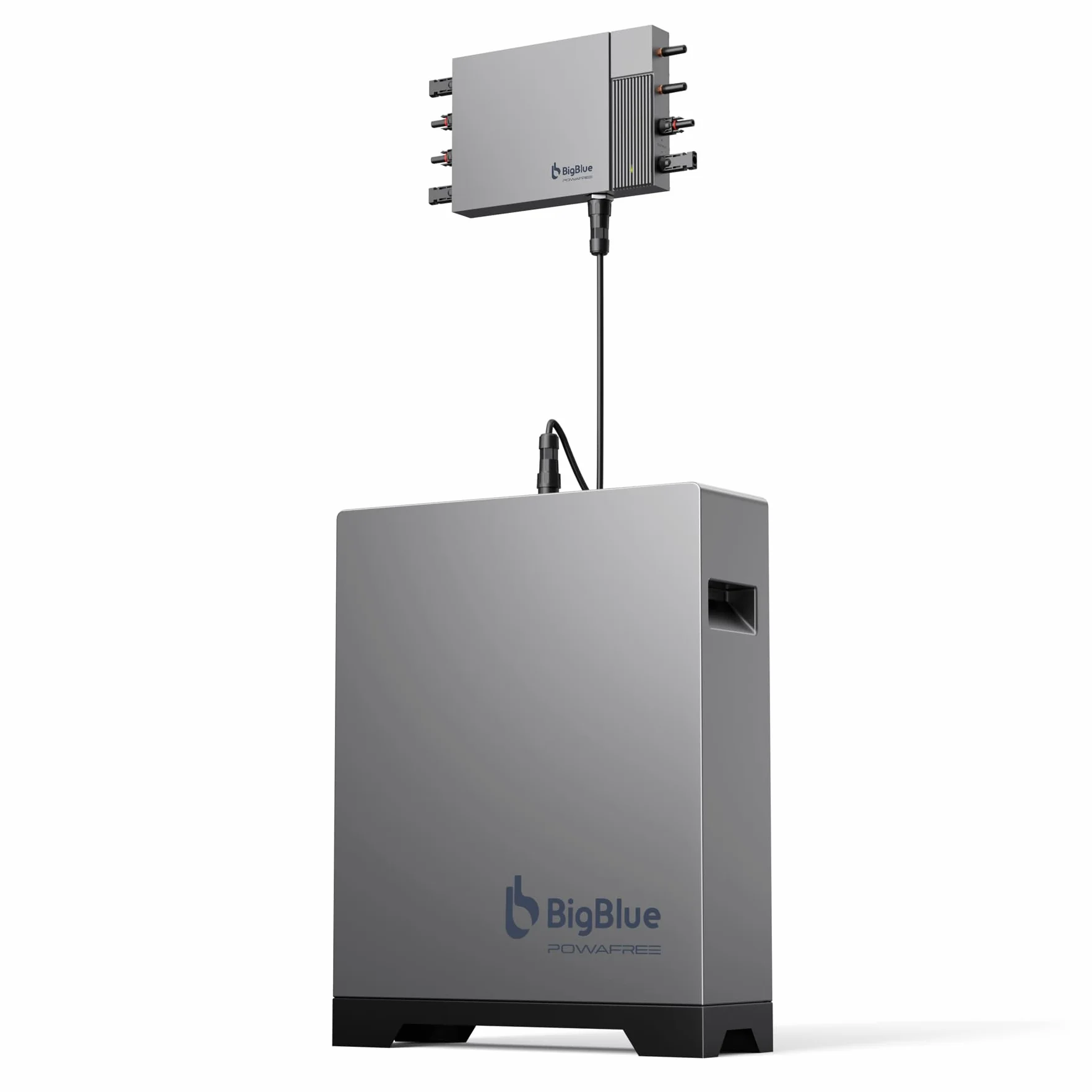 【Funzionamento a -20℃ e 2560Wh LFP Batteria】 BigBlue Centrale Elettrica da Balcone con Memoria, IP67, 3 MPPT Tracker con Ingresso Solare da 800W, Plug & Play, Controllo App per interni ed esterni