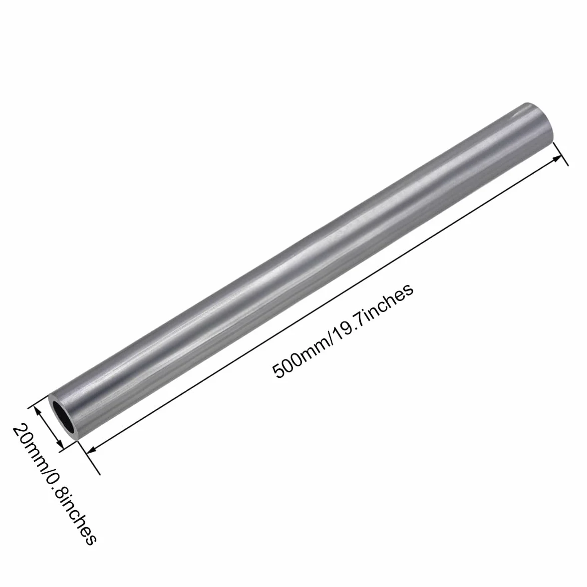 Tubo Idraulico in Acciaio Senza Saldatura con Barre tonde Tubo di precisione Tubo Idraulico zincato Tubo antideflagrante (OD 20 mm * ID 8 mm)