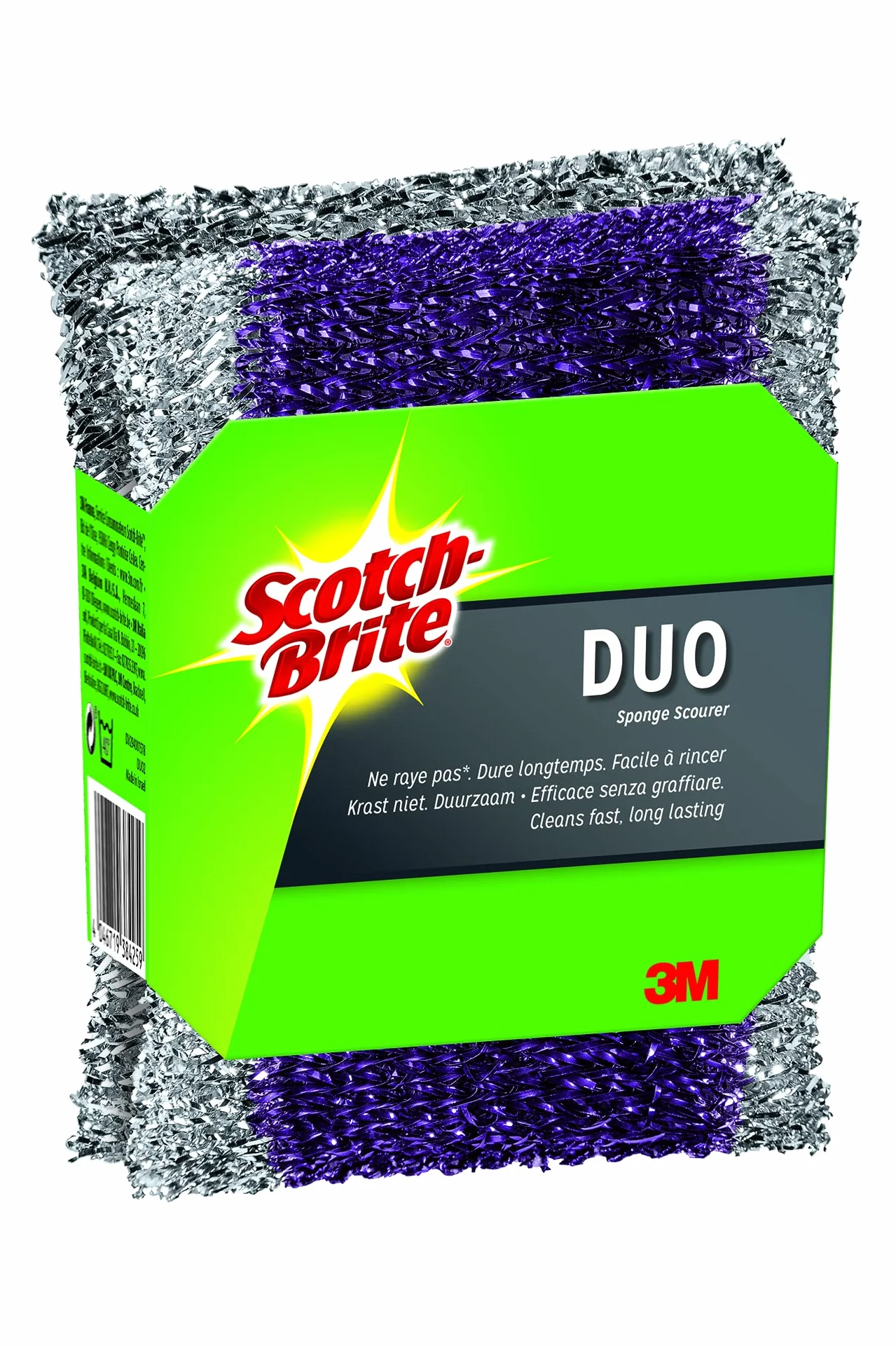 3M Scotch-Brite Paglietta Inox, Grigio