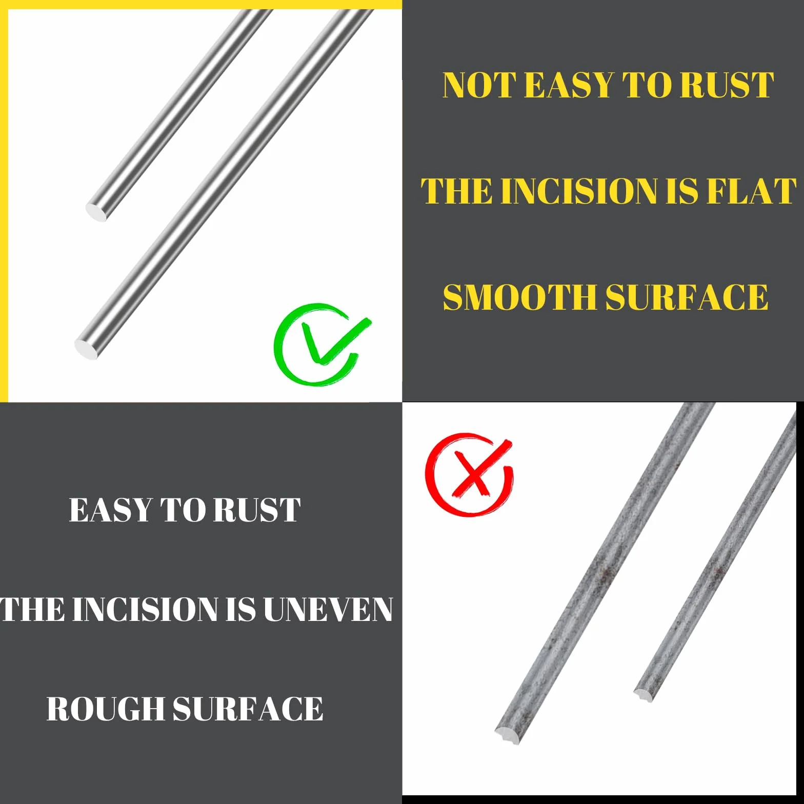 Set di 104 aste rotonde in acciaio inox, filo a molla diritta in acciaio duro, diametro 0,3 mm, 0,4 mm, 0,5 mm, 0,6 mm, 0,8 mm, 1 mm, 1,2 mm, 1,4 mm, 1,6 mm, 1,8 mm, 2 mm, 3 mm