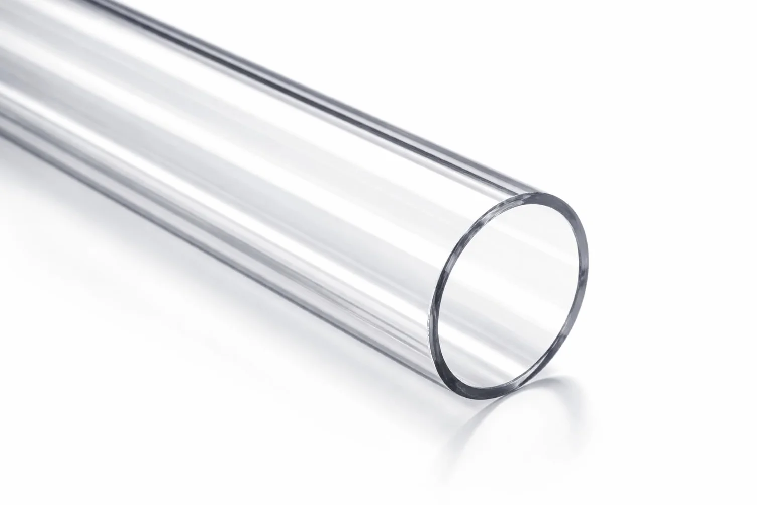 Tubo in Vetro Acrilico Trasparente 1 MT Spessore 2/3 MM Diametro 15 MM