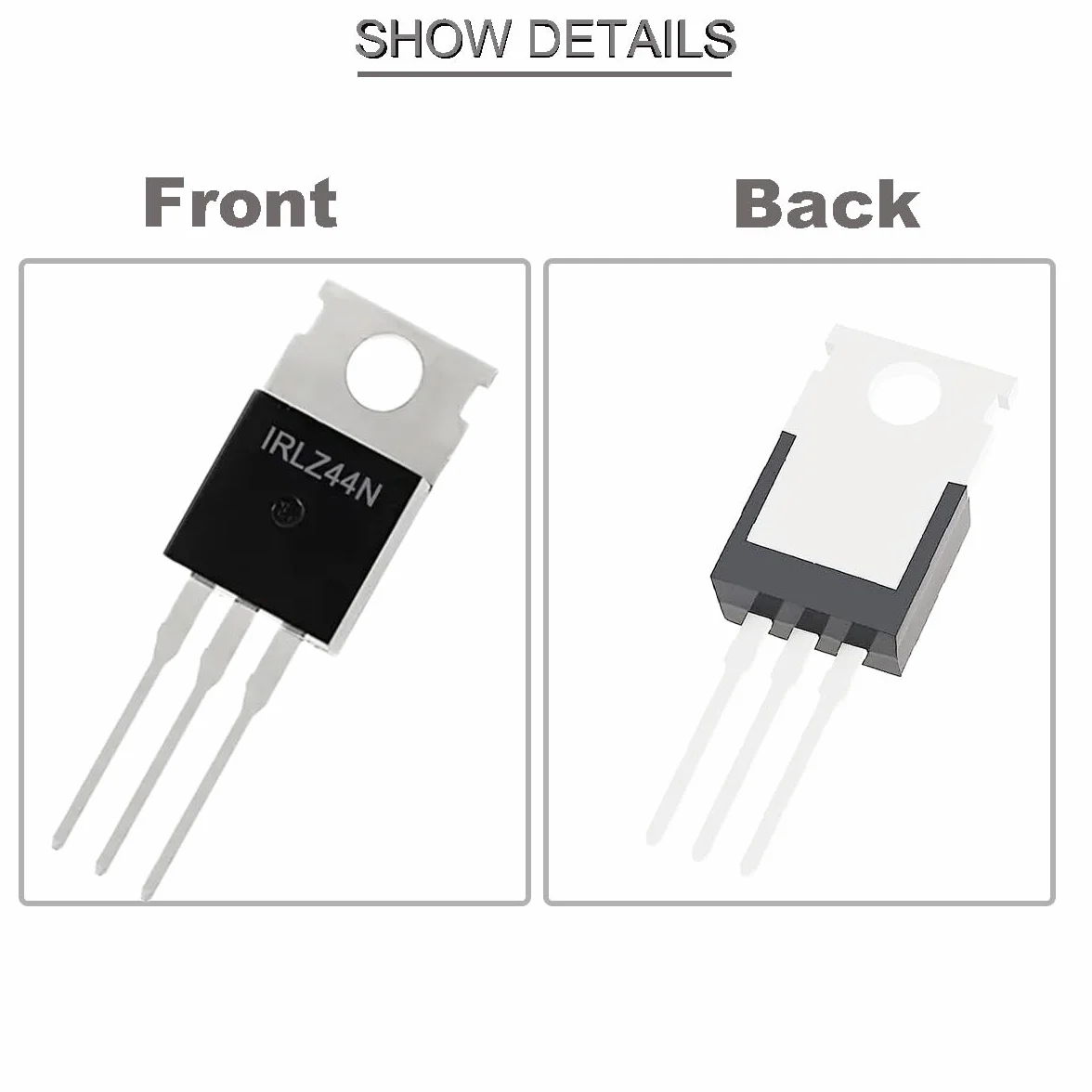 IRLZ44N Transistor Mosfet N-Channel TO-220AB 30A 55V 3Pin