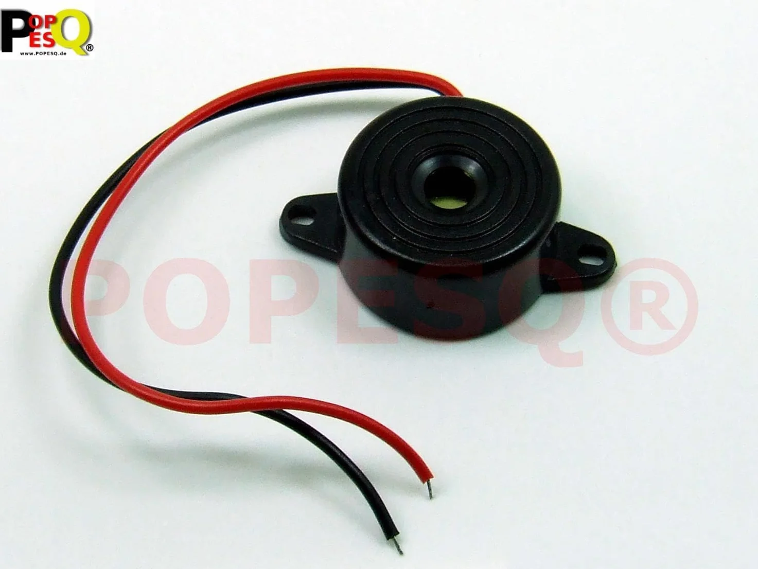 POPESQ® 1 pz. x Buzzer 5V - 12V 22.5mm Piezo con Generatore di frequenza #A1373