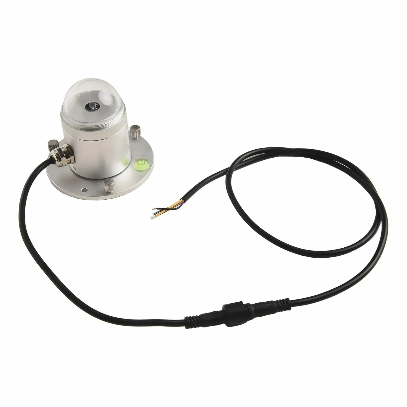 Sensore di radiazione solare totale 0-2000W/m2 con elevata precisione di assorbimento ±5% per misurazione della luce solare, gamma di lunghezze d'onda 400-1100nm, uscita RS485 Modbus-RTU, livello