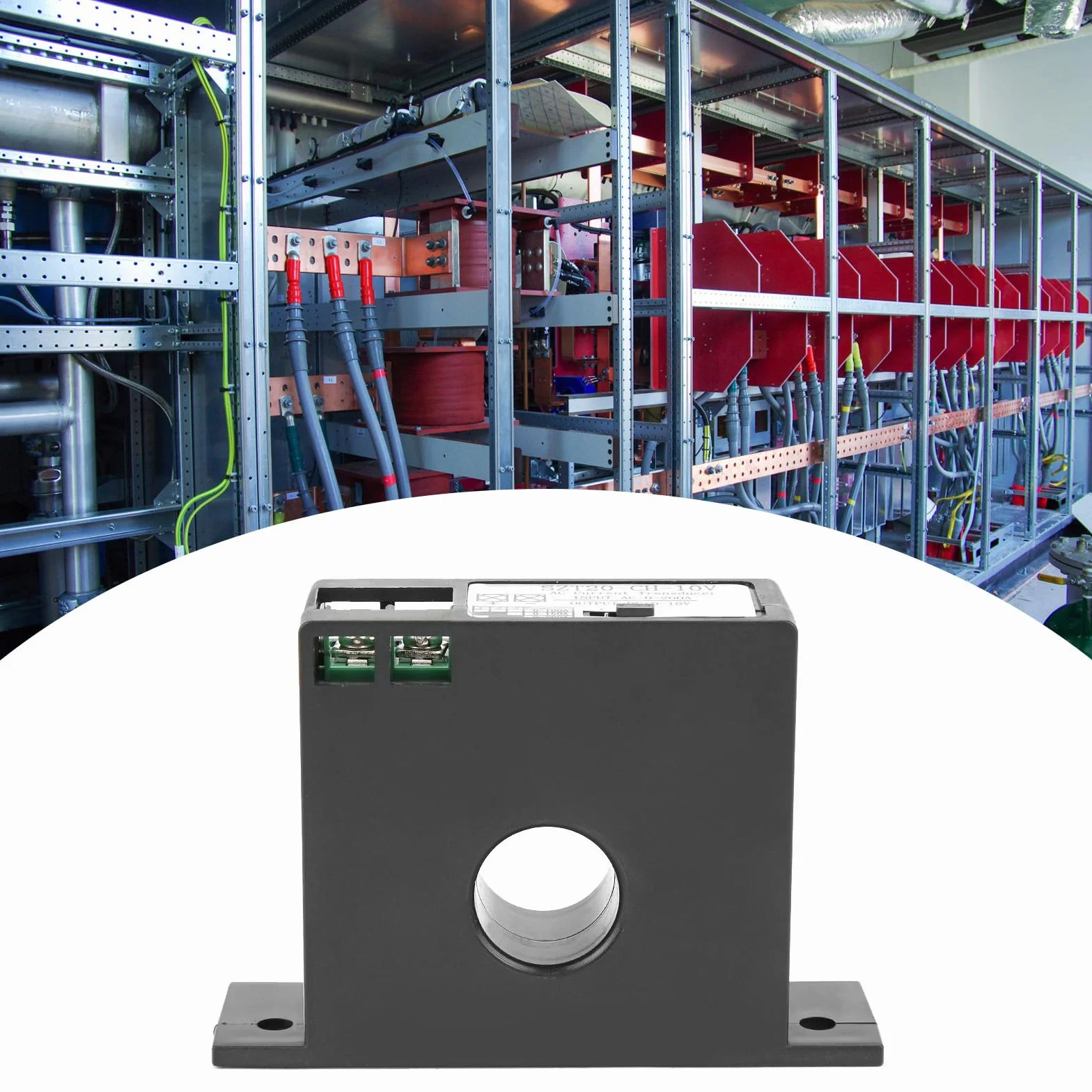 Trasduttore di corrente AC Trasmettitore di corrente AC Trasduttore di protezione da sovraccarico AC 0-200A Uscita DC 0-10V SZT20-C H-10V