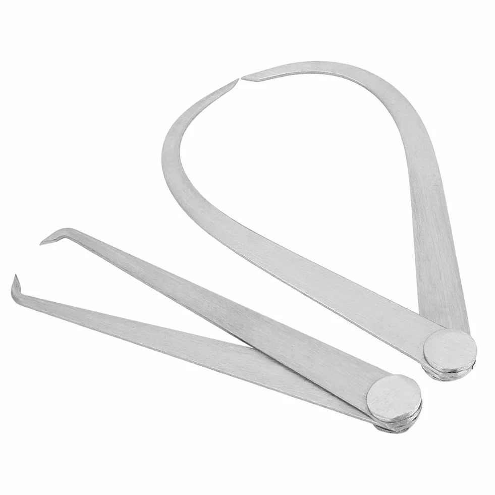 Pinza di misura 150 mm in acciaio inox con molla per ceramica scultura