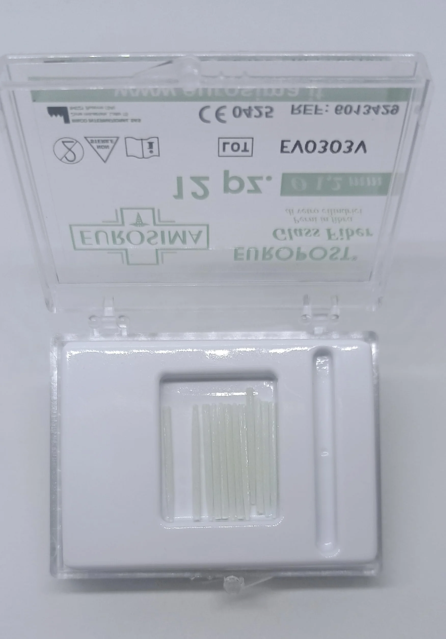 Europost perni in fibra di vetro Ø 1,2 mm conf. 12 pz