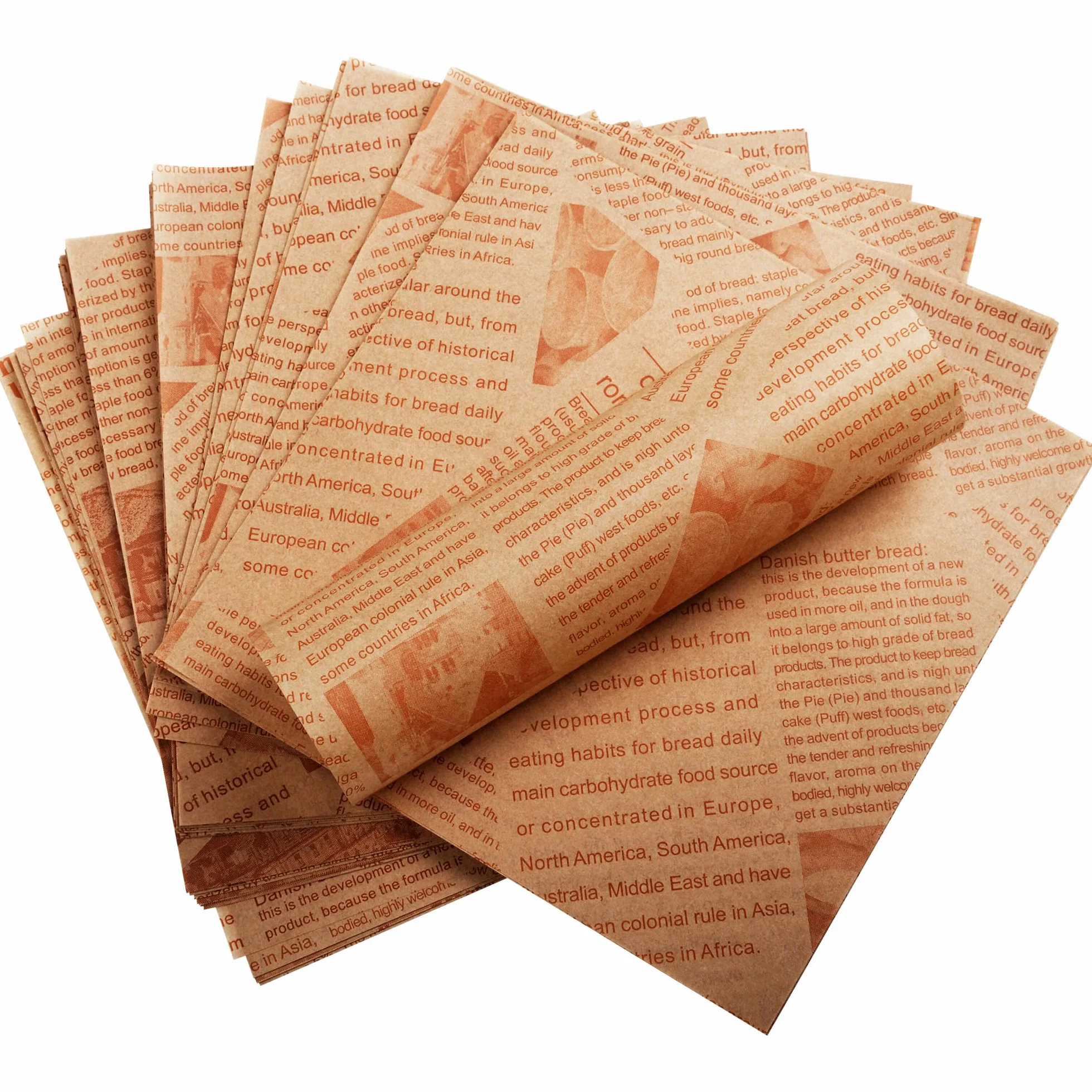Carta Oleata 200 Fogli 18x18 cm per Alimenti, Resistente all'Olio e al Grasso, Eco-Friendly, Multipurpose