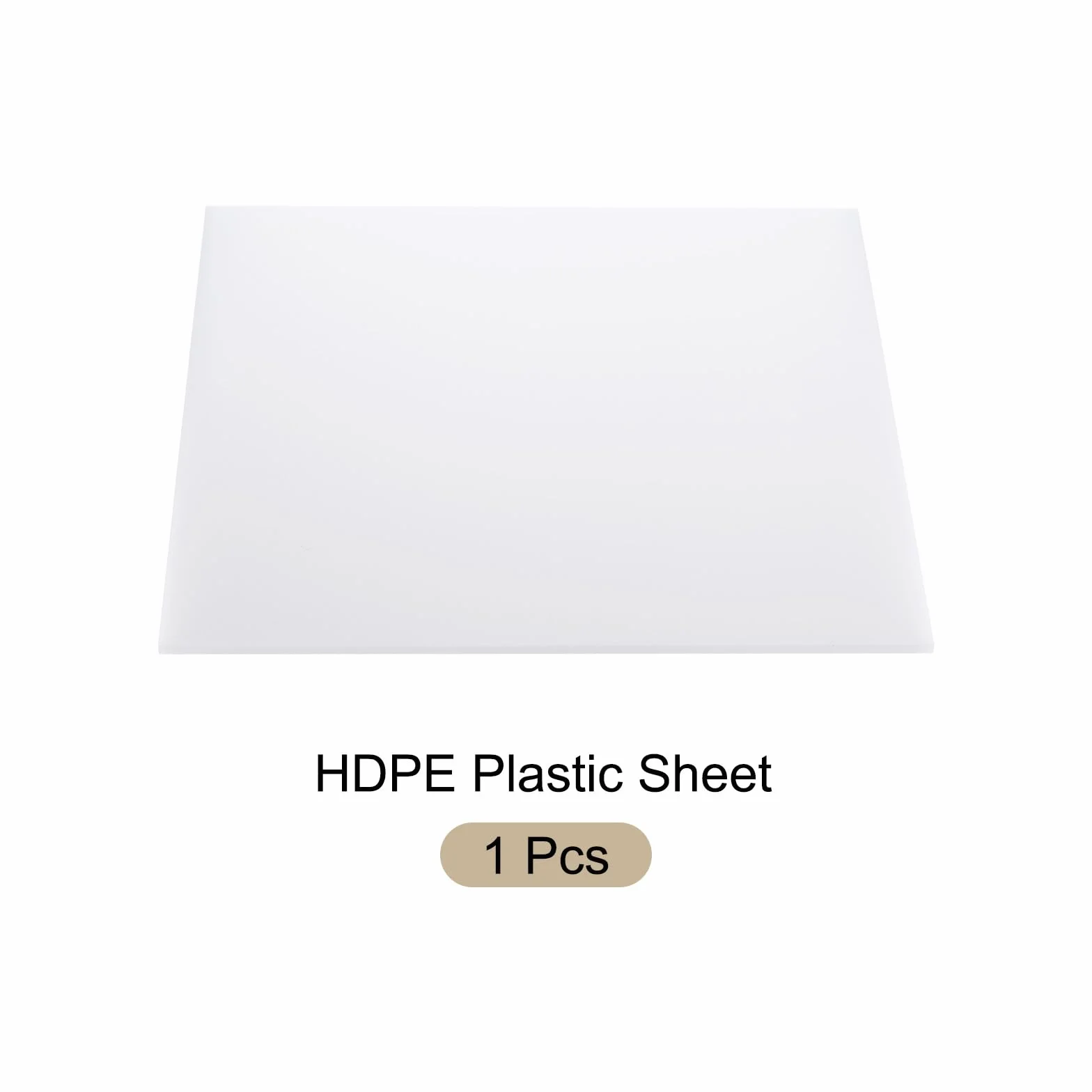 Lastra In HDPE 152 X 152 X 3mm Lastra In Polietilene Ad Alta Densità Tagliere Bianco Blocco Solido [Per Uso Marino DIY Pavimentazione Domestica]