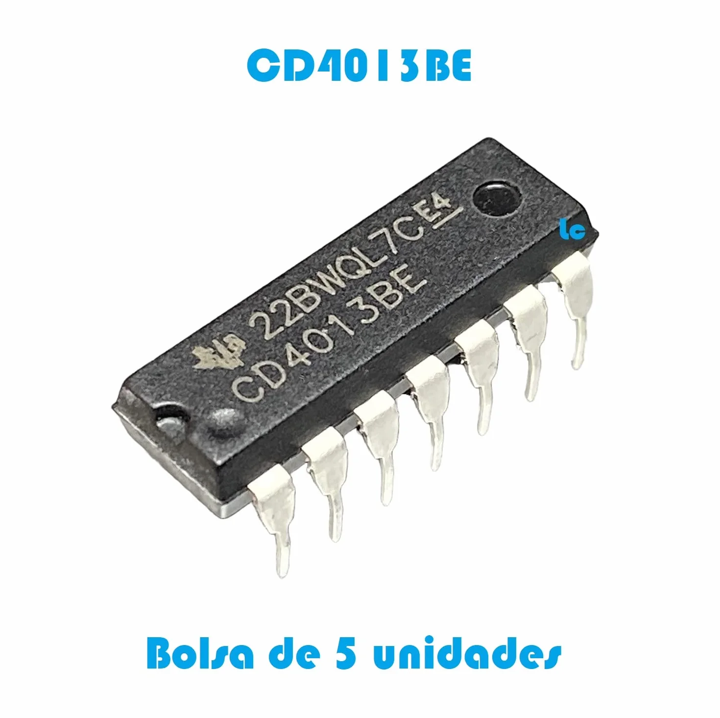 Circuito Integrato CD4013BE (x5) - IC CMOS DUAL D FLIP FLOP - Borsa da 5 pezzi