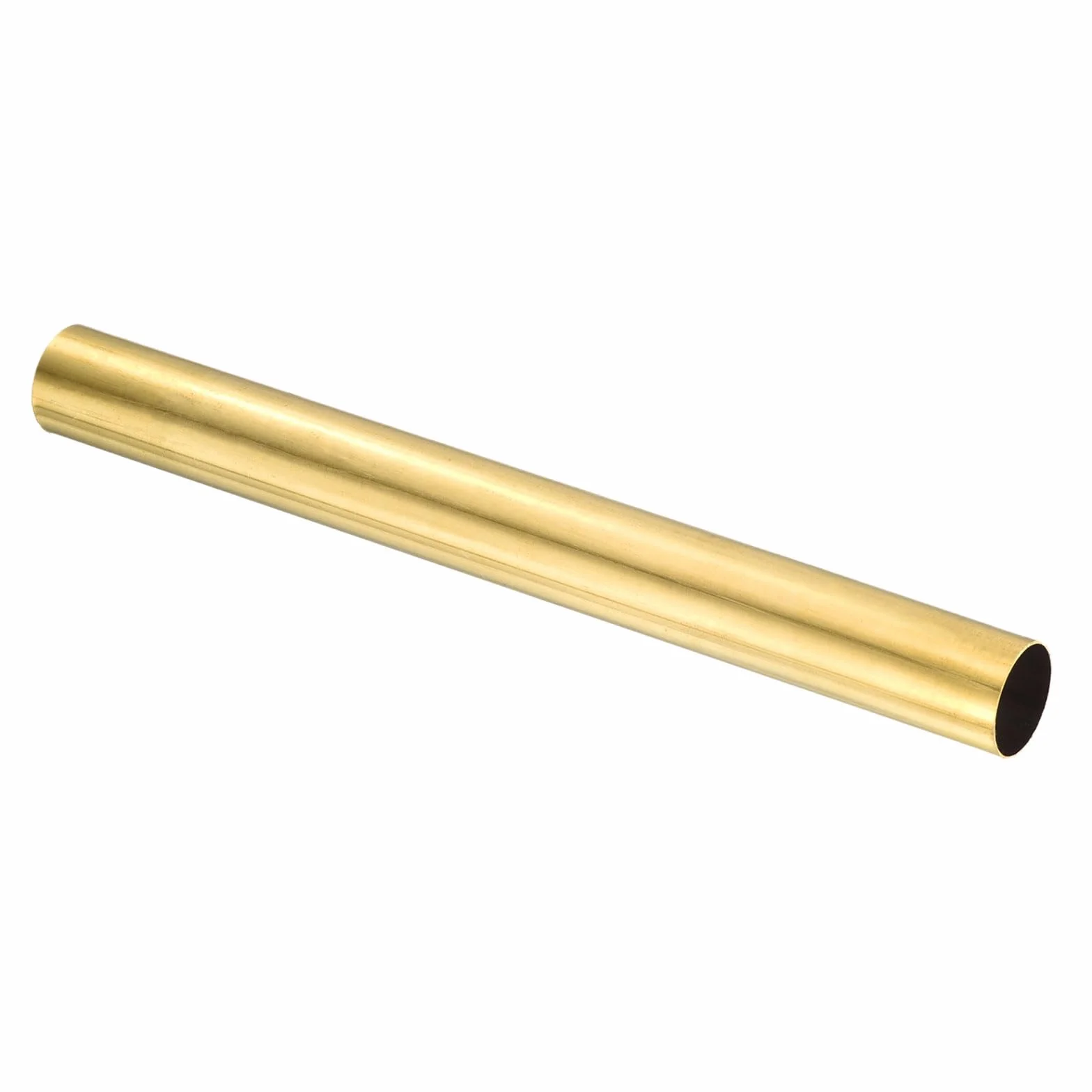 QUARKZMAN Tubo Ottonato Rotondo H62 20mm 0.5mm 200mm Senza Saldature per Progetti Fai-da-Te