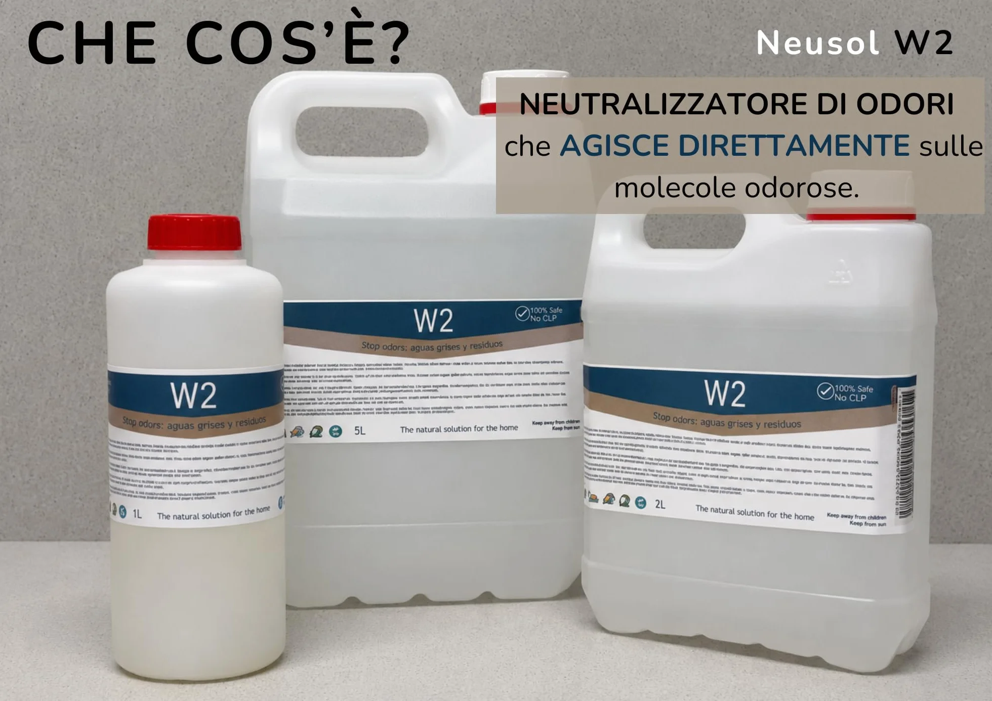 W2 5L Elimina odori Tubi pluviali Tubi di scarico Tubi di scarico Fossa settica Impianto di trattamento Camper Acque nere e grigie Anti-odore Rimuove odori e fastidi
