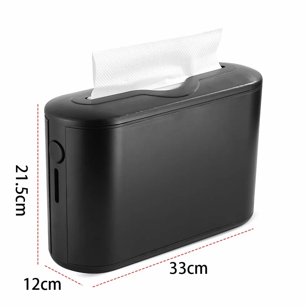 Dispenser di asciugamani multipiega, dispenser di asciugamani di carta da appoggio, antiscivolo, dispenser per asciugamani per camera da letto, bagno, cucina, servizi igienici, ufficio