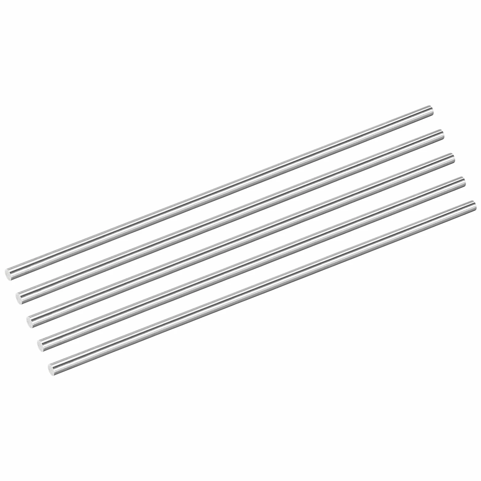 QUARKZMAN 5 Pezzi Barre In Acciaio Inox 304 7mm x 254mm Barra Rotonda Solida