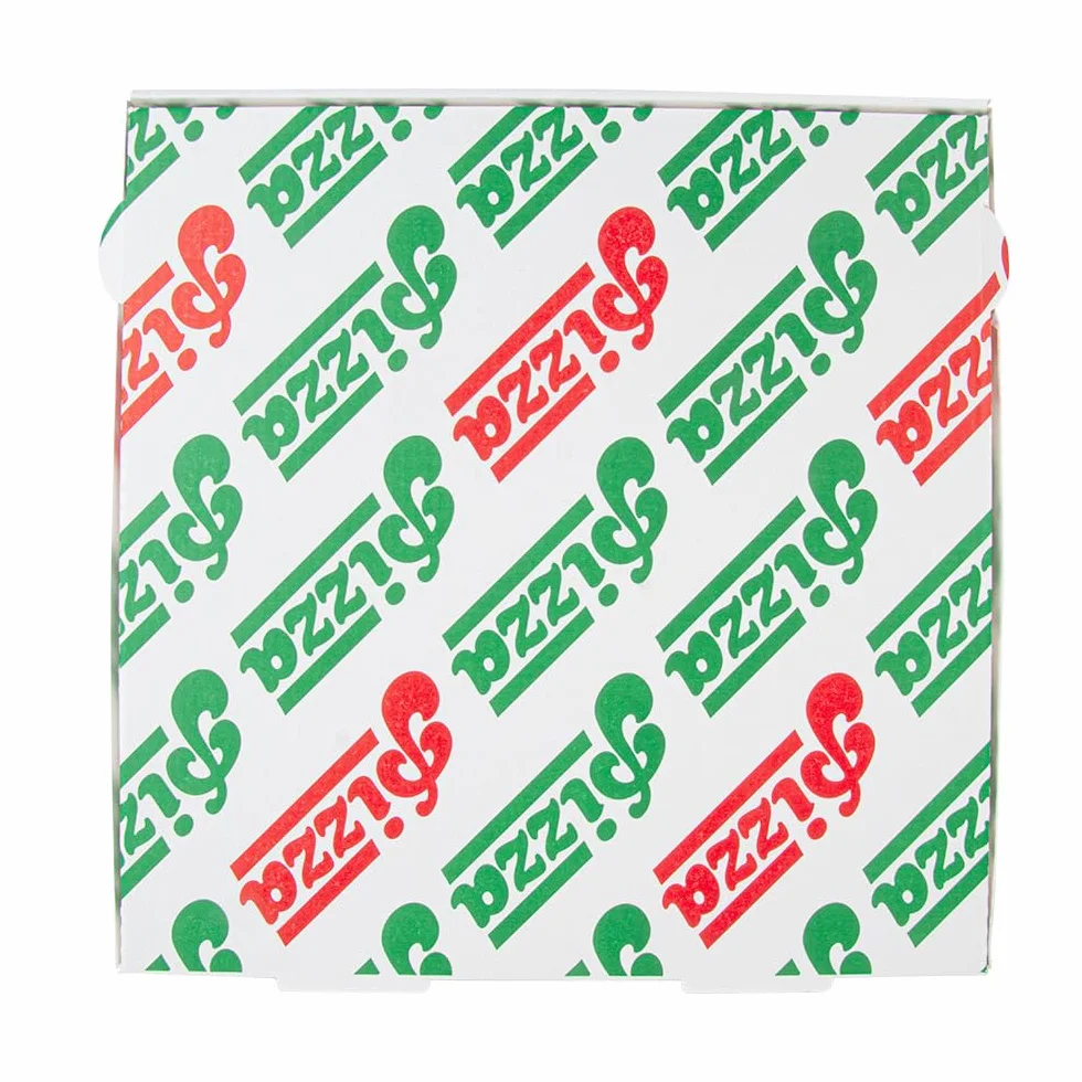 Garcia de Pou Scatole per pizza Thepack 330 G/M2 26 x 26 x 3,8 cm bianco cartone ondulato microcanale