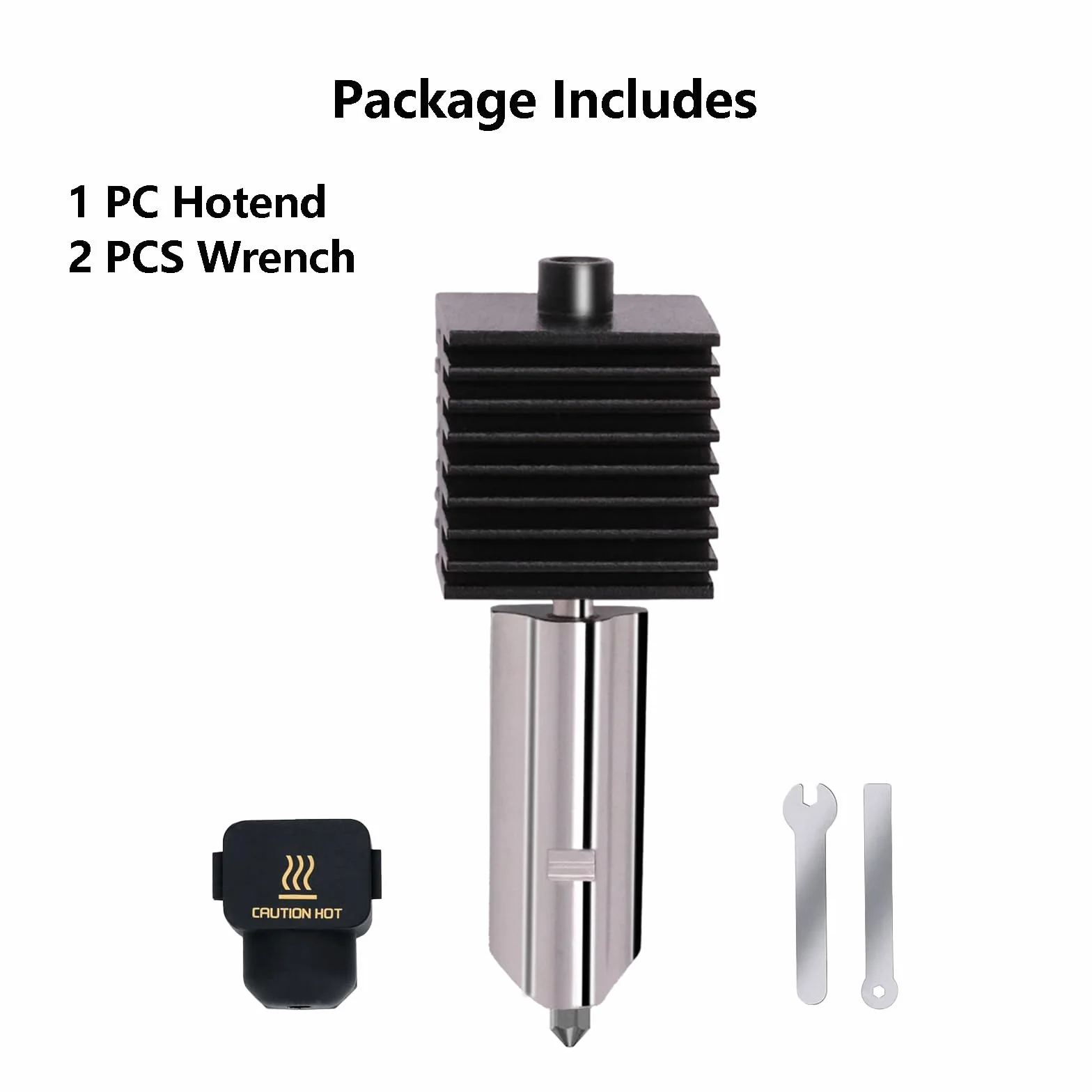 Kit di aggiornamento Hotend A1 Mini per stampante 3D, blocco calore con ugello acciaio 0,4 mm e calzino silicone per Bambù Lab A1/A1 Mini