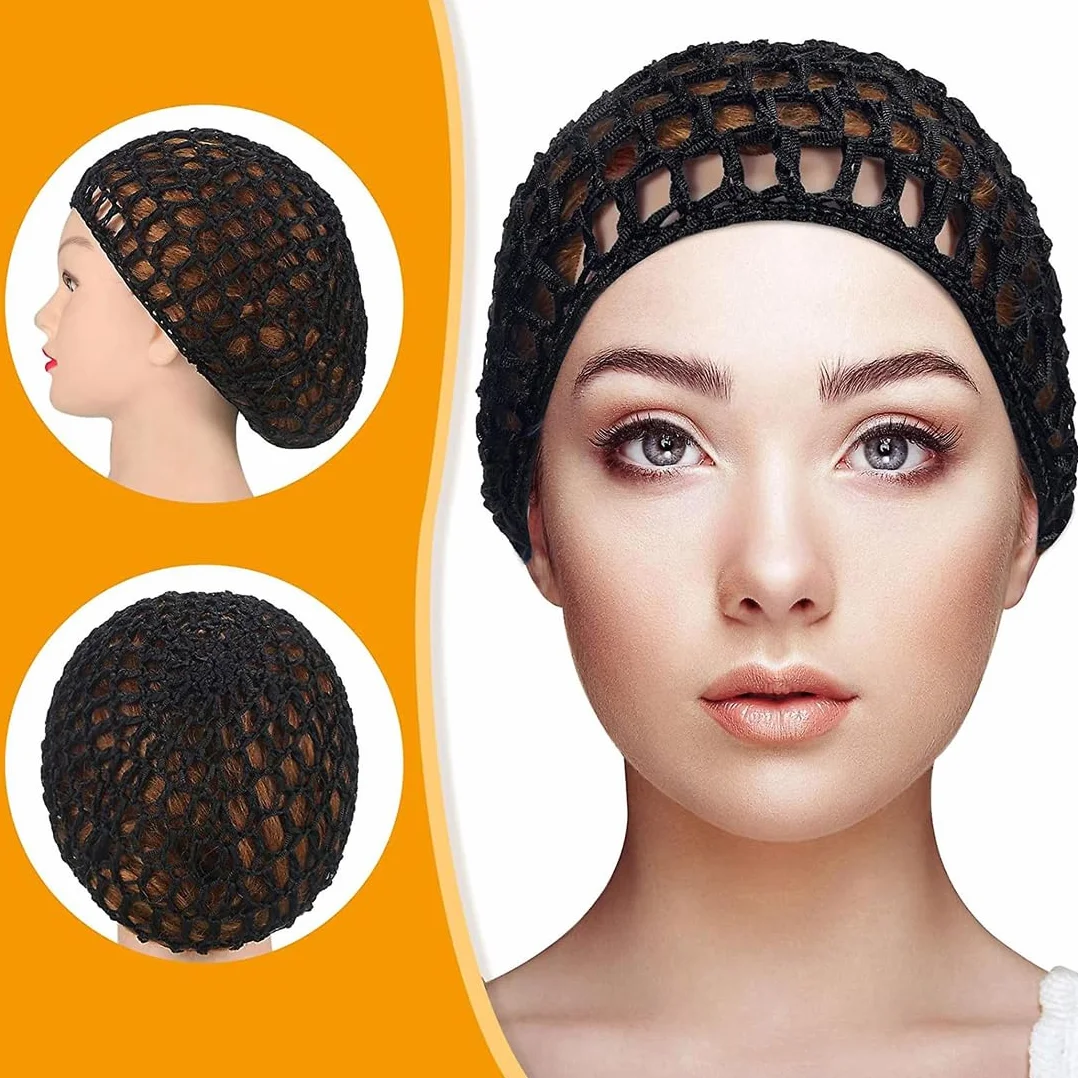 Reti per capelli per parrucche dormire donne adulti 3 pcs