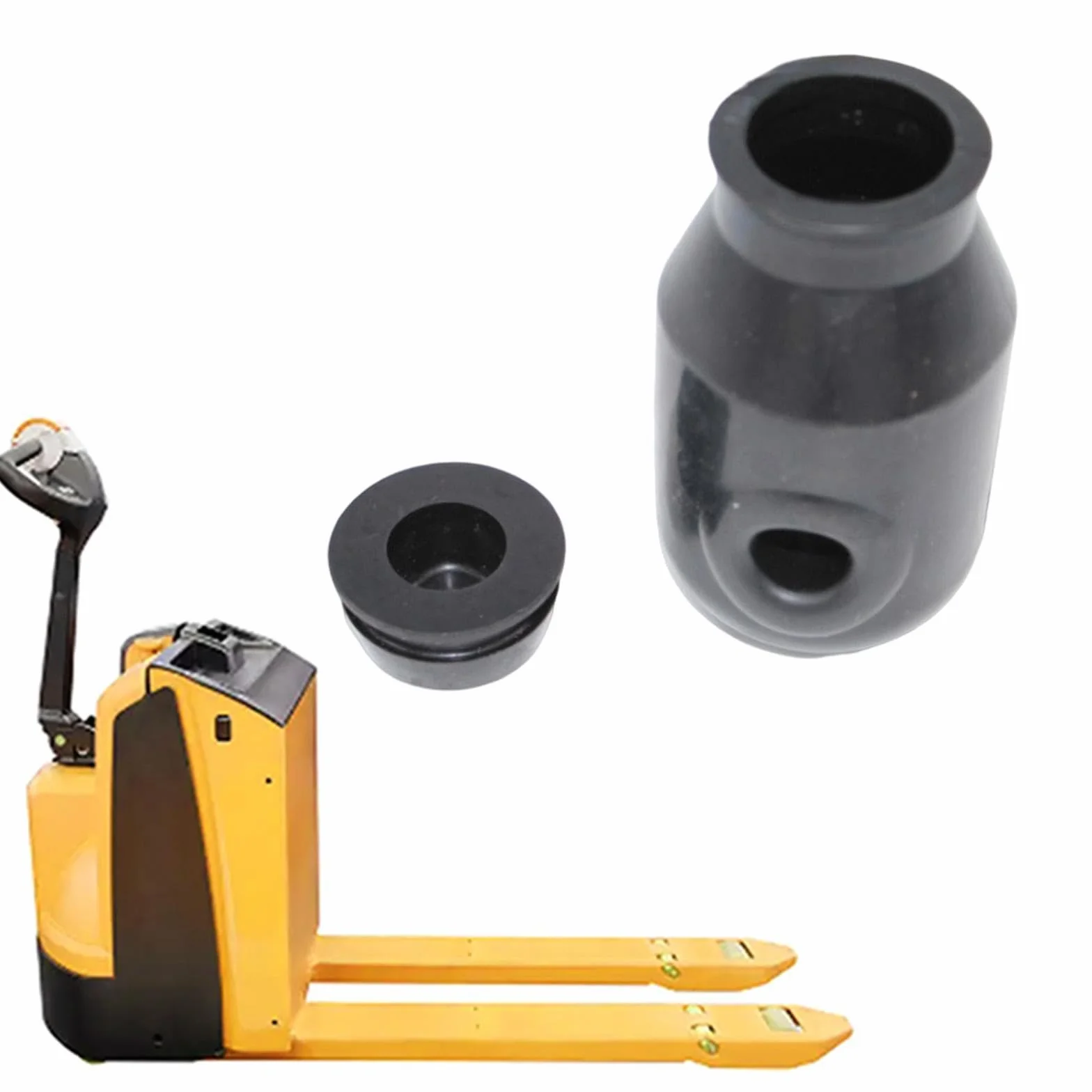 Perfeclan Coperchio Dell'olio12*8 Cm, Serbatoio Dell'olio 11 * 2 Cm, Parte del Cilindro Carrello in Materiale di Gomma Adatto Ai Carrelli Elevatori Manuali Forklift Yibat, 2 Pezzi